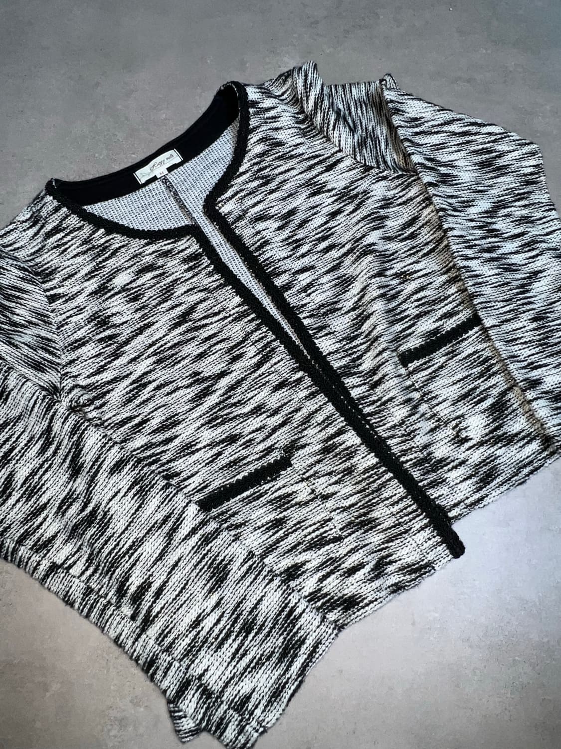 Happy walk트위드 가디건 지브리 자켓 M 상품이미지3