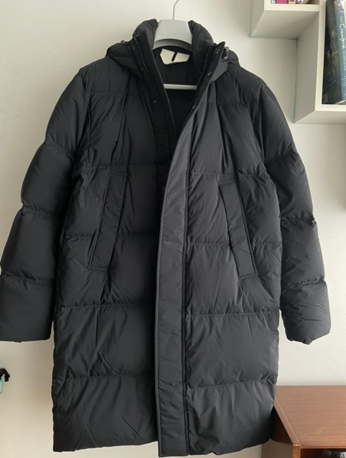 아르켓 다운 롱패딩 블랙 상품이미지4
