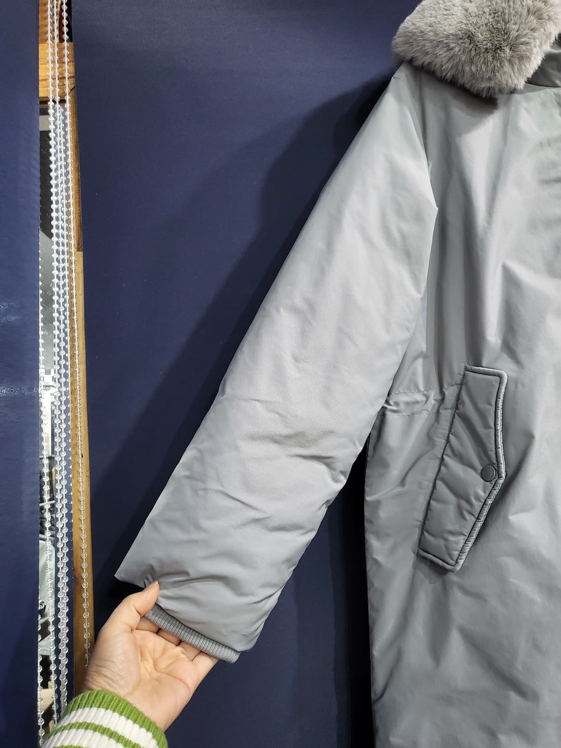 라코스테 퍼 구스다운 롱패딩 상품이미지3