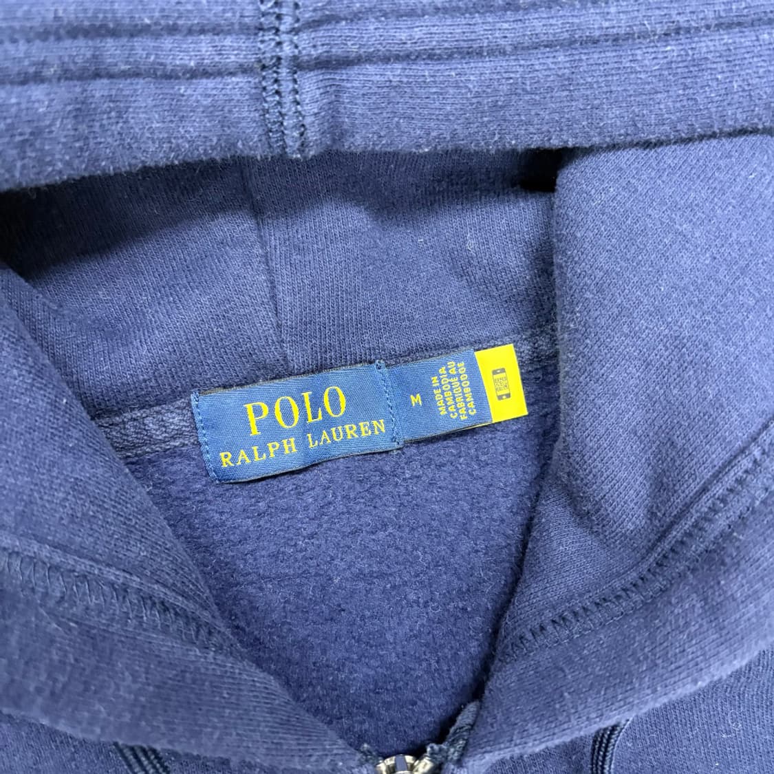 폴로 랄프로렌 큐알택 네이비 걸즈 후드집업 희귀져지 (M) 상품이미지6