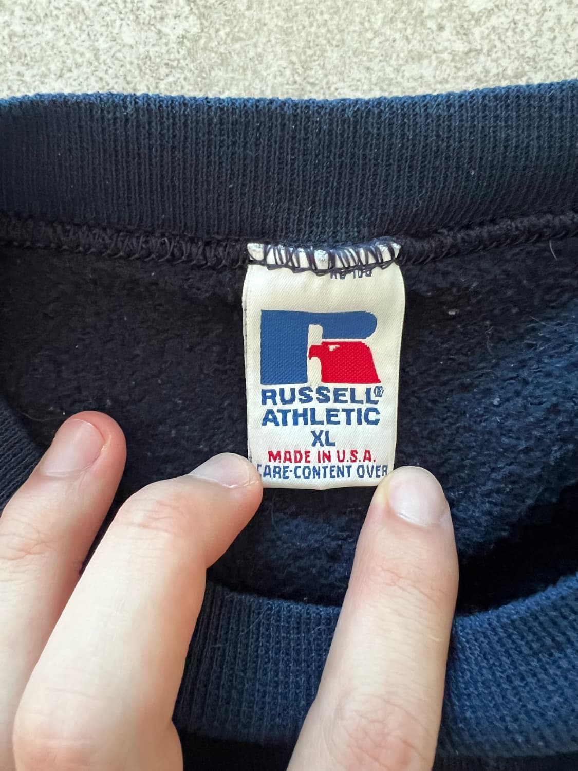 러셀 90s usa 스웻셔츠 네이비 (xl) 상품이미지3