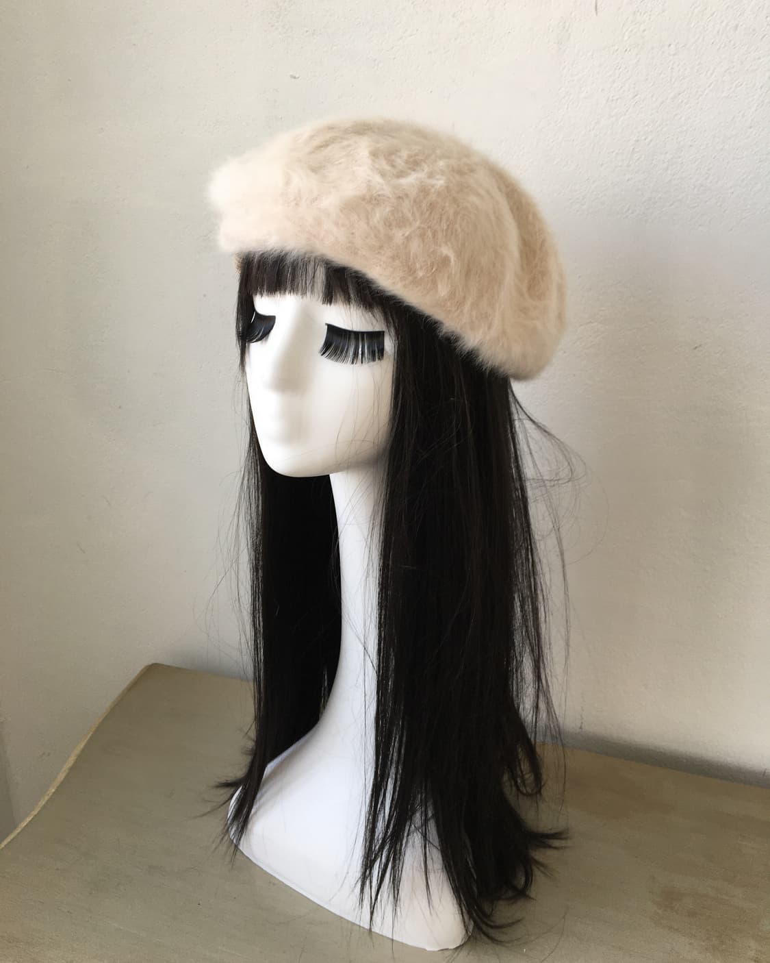 fluffy knit beret 상품이미지1