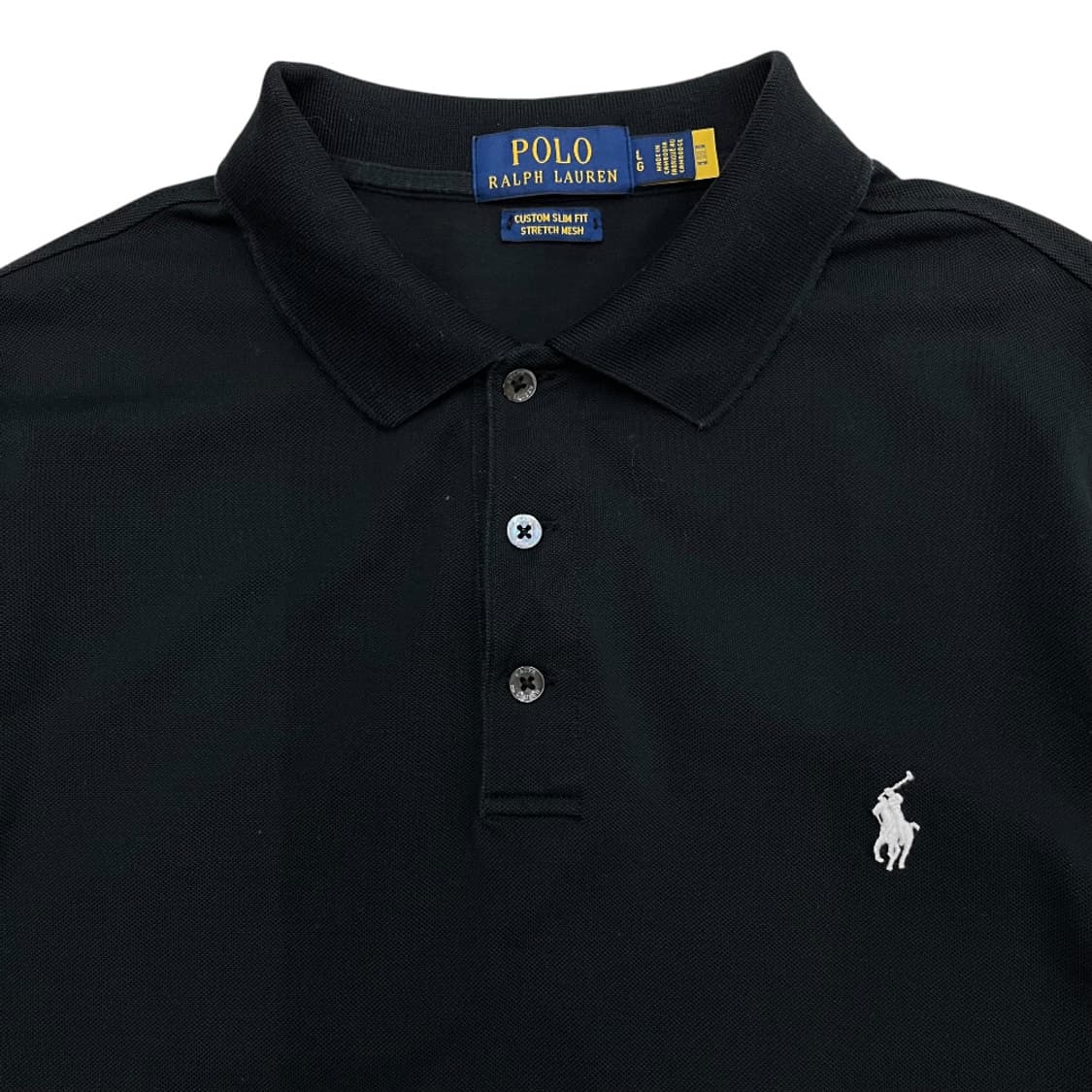 폴로 랄프로렌 화이트포니 블랙 pk 반팔 L 상품이미지4