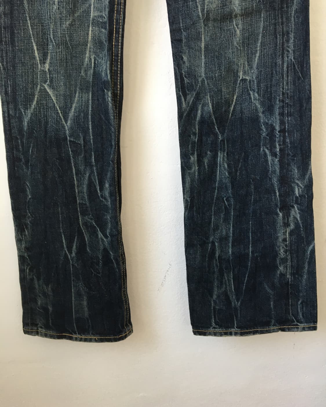 Back stud point washing denim pants 상품이미지4