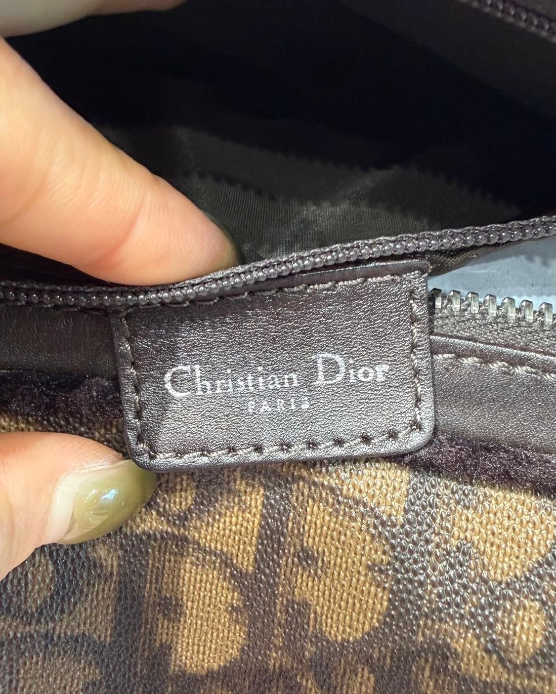 크리스찬 디올 브라운 로맨틱 오블리크 숄더백  상품이미지8