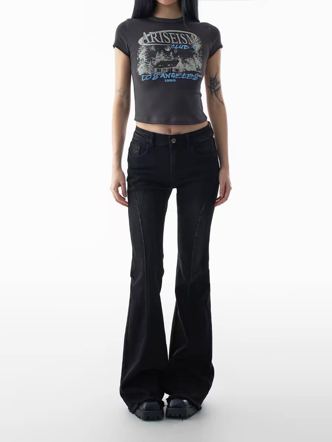 부츠컷 데님팬츠 상품이미지1