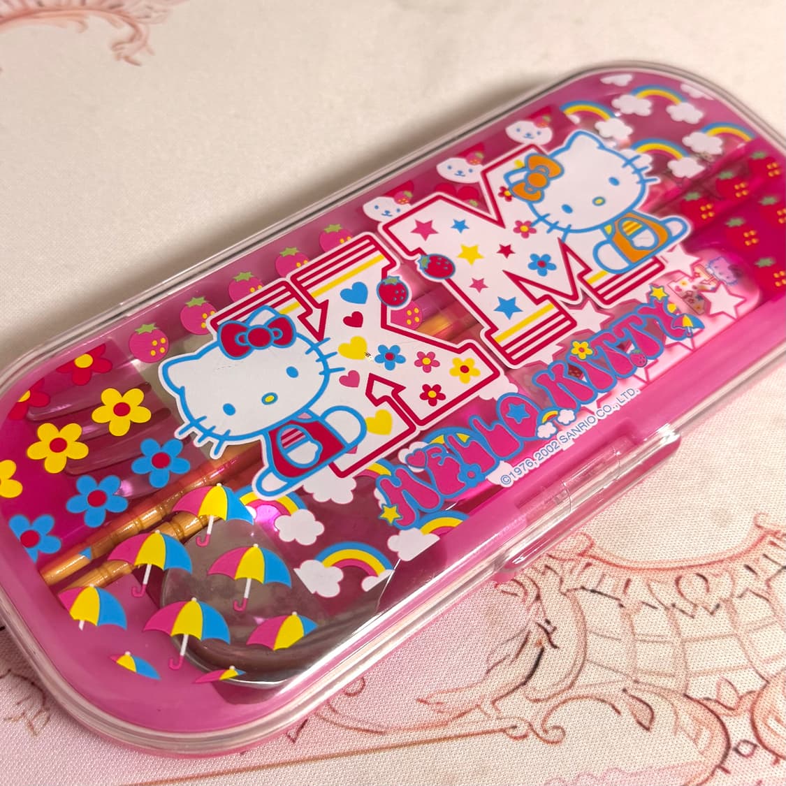 고전키티 2002 수저통 도시락 상품이미지1