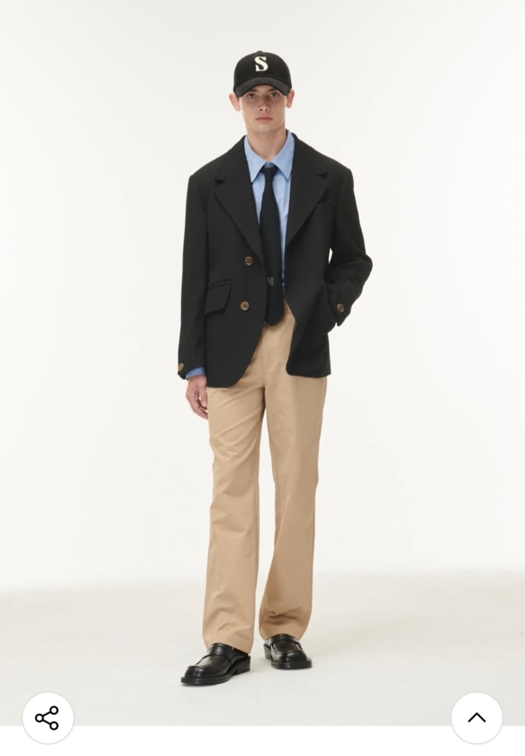 세터 르망 브리스톨 울 자켓 블랙 L 상품이미지2