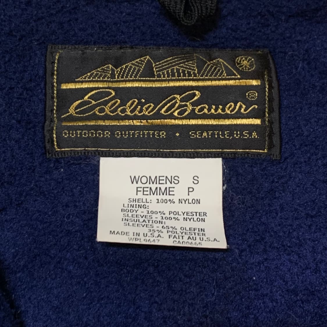 90s 에디바우어 웜업자켓 made in usa w(s) 상품이미지8