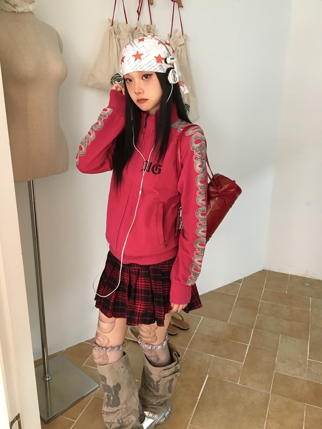 히스테릭글래머 스네이크 자켓 상품이미지3