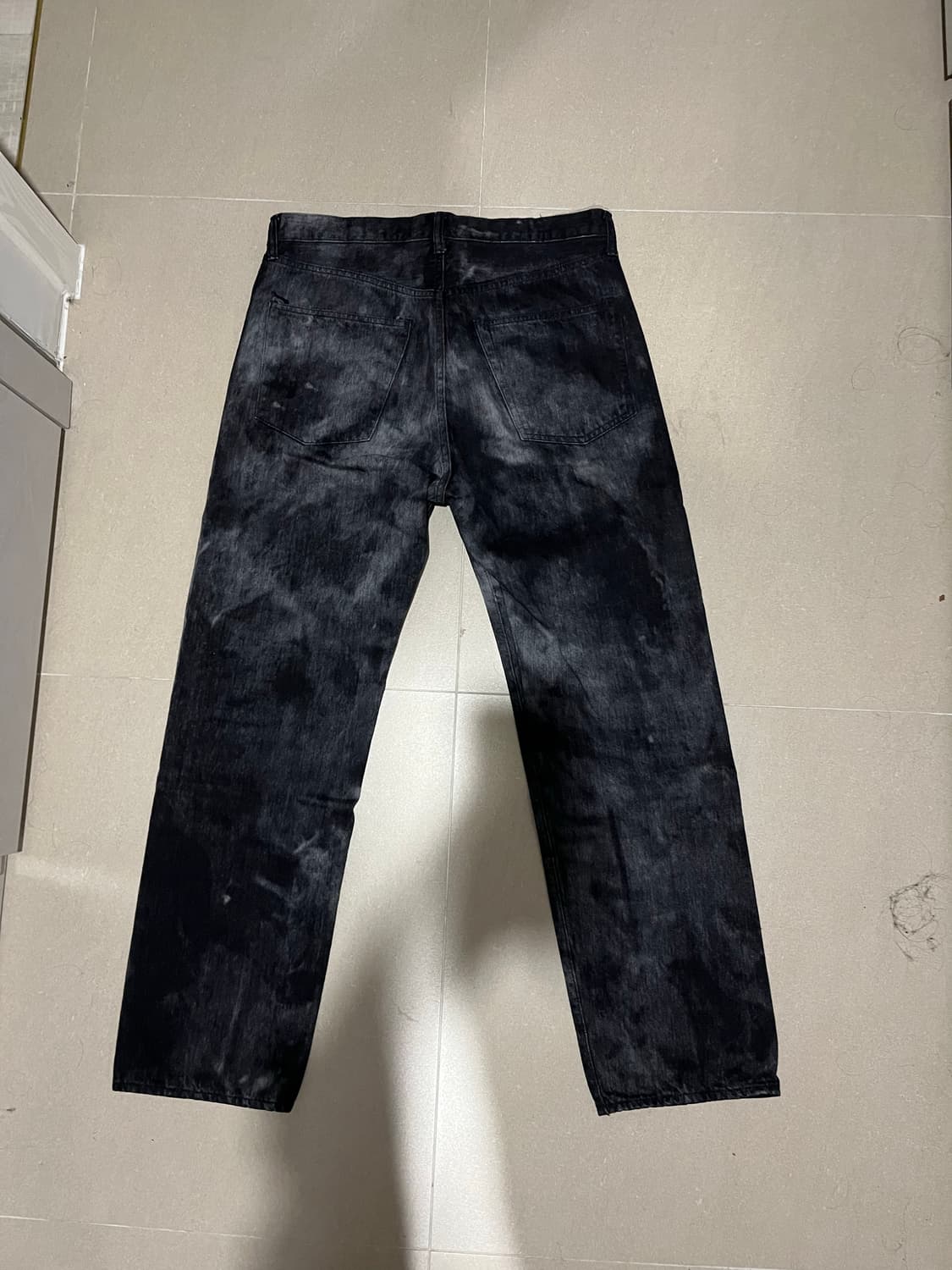 언유즈드 블랙 워시드 데님 3 사이즈 상품이미지2