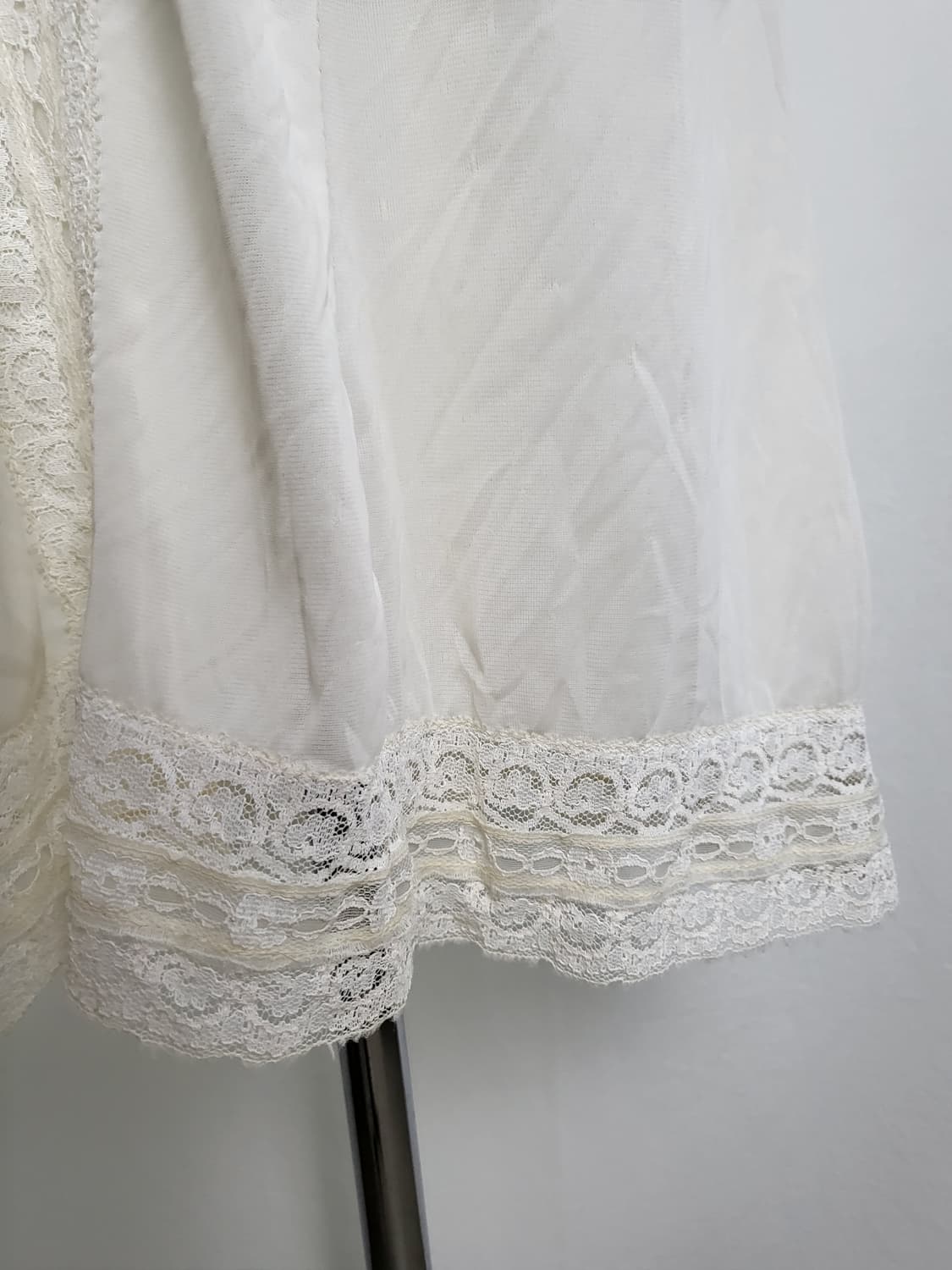 빈티지 퓨어 레이스 롱 슬립 원피스 상품이미지5