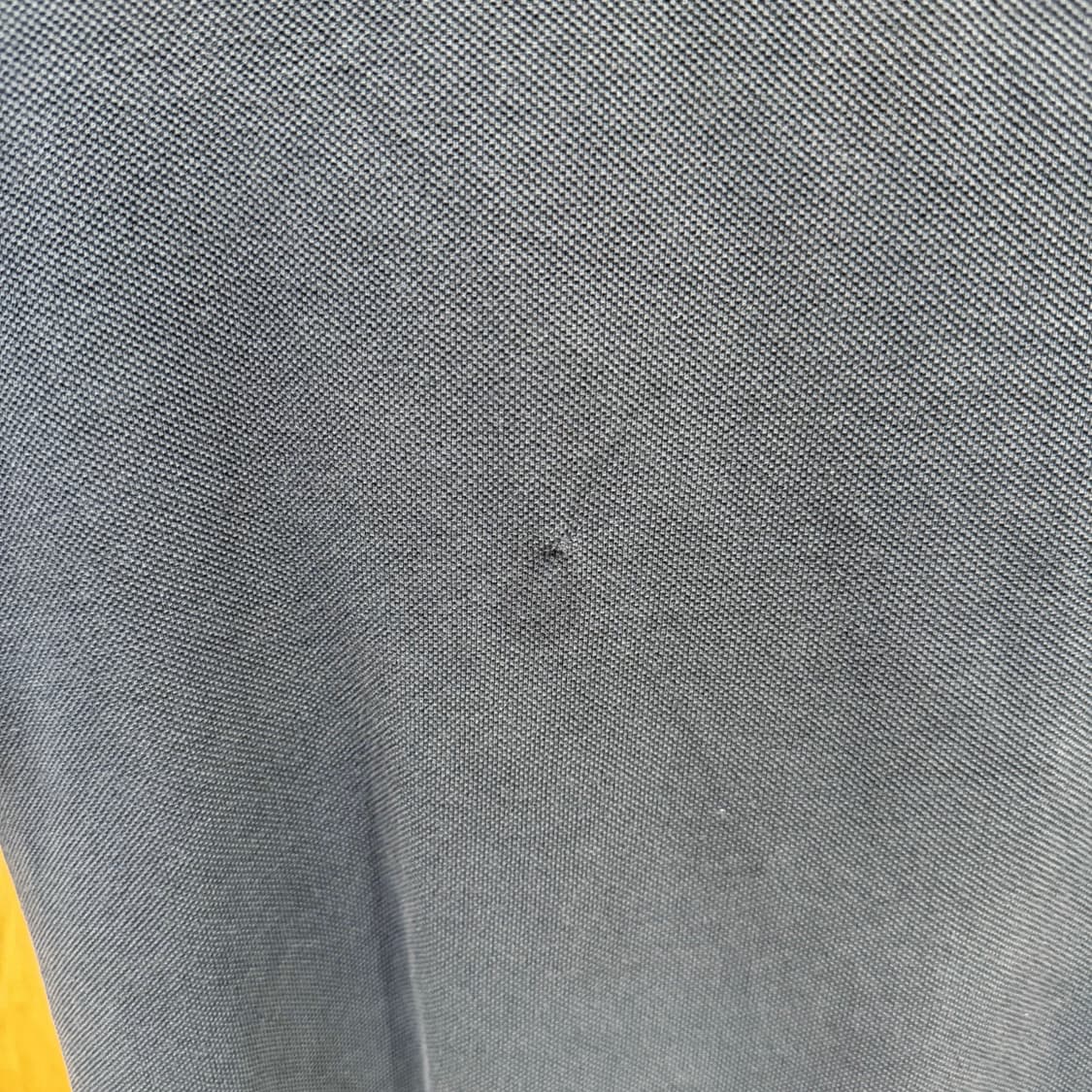 버버리 브릿 코튼 PK 티셔츠 화이트 로고 자수 디테일 레귤러핏 네이비 상품이미지8