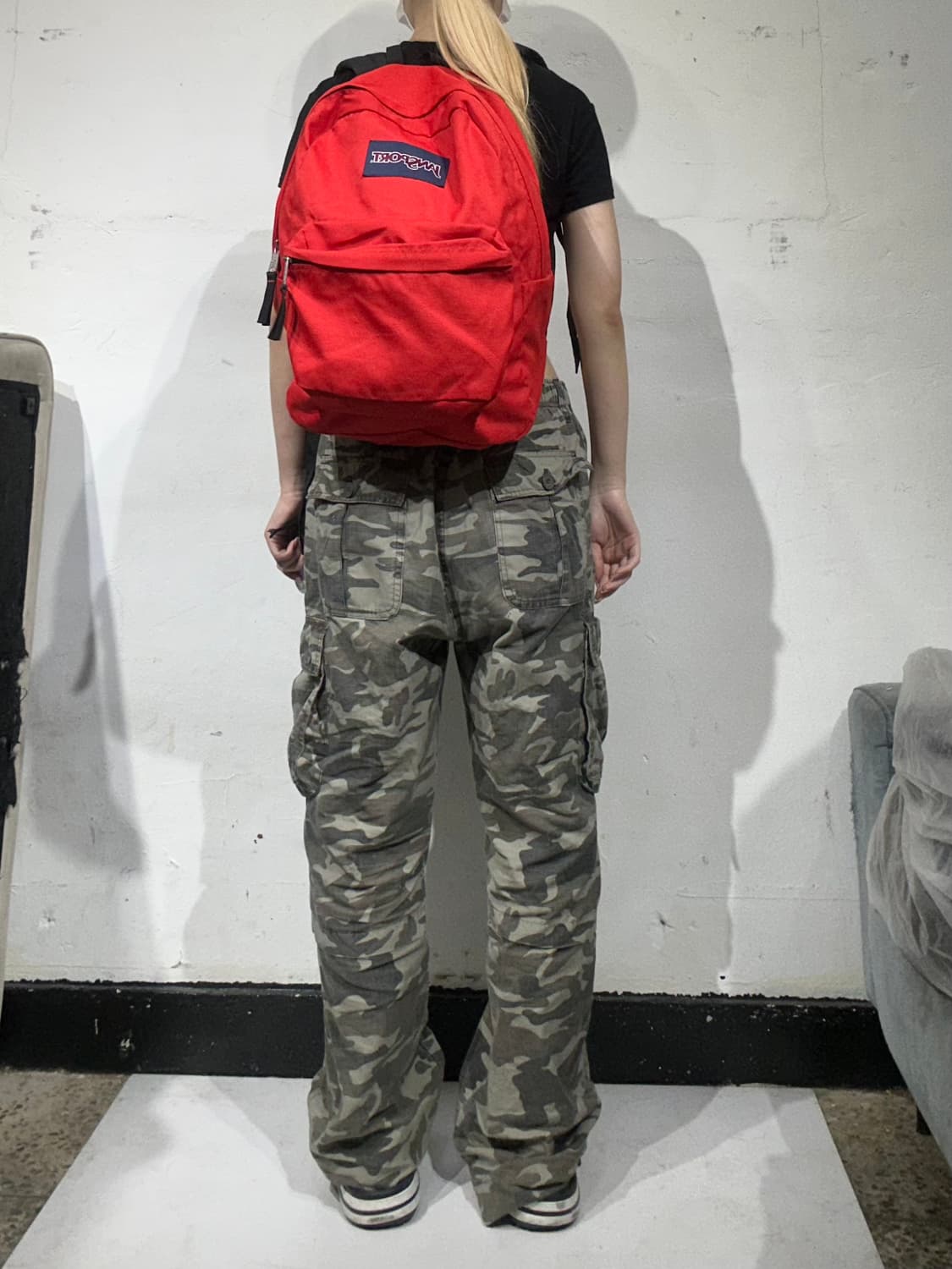 잔스포츠 레드 백팩 가방  상품이미지3