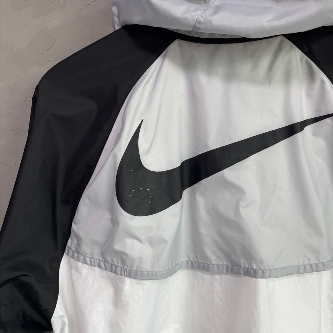 나이키 백로고 스우시 바람막이 흰검 그레이  상품이미지4