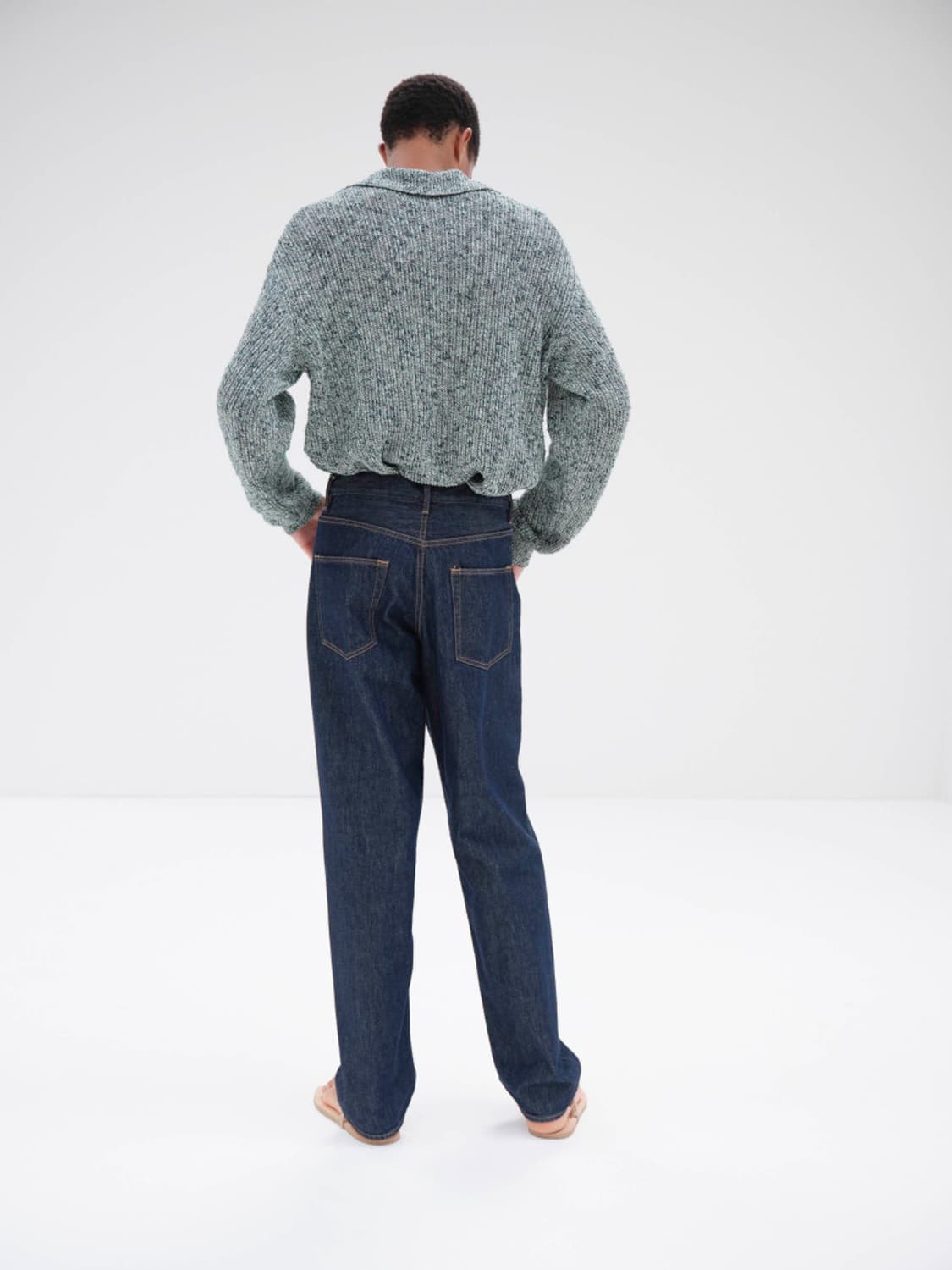 오라리 / 하드 트위스트 와이드 데님 / 32 상품이미지4