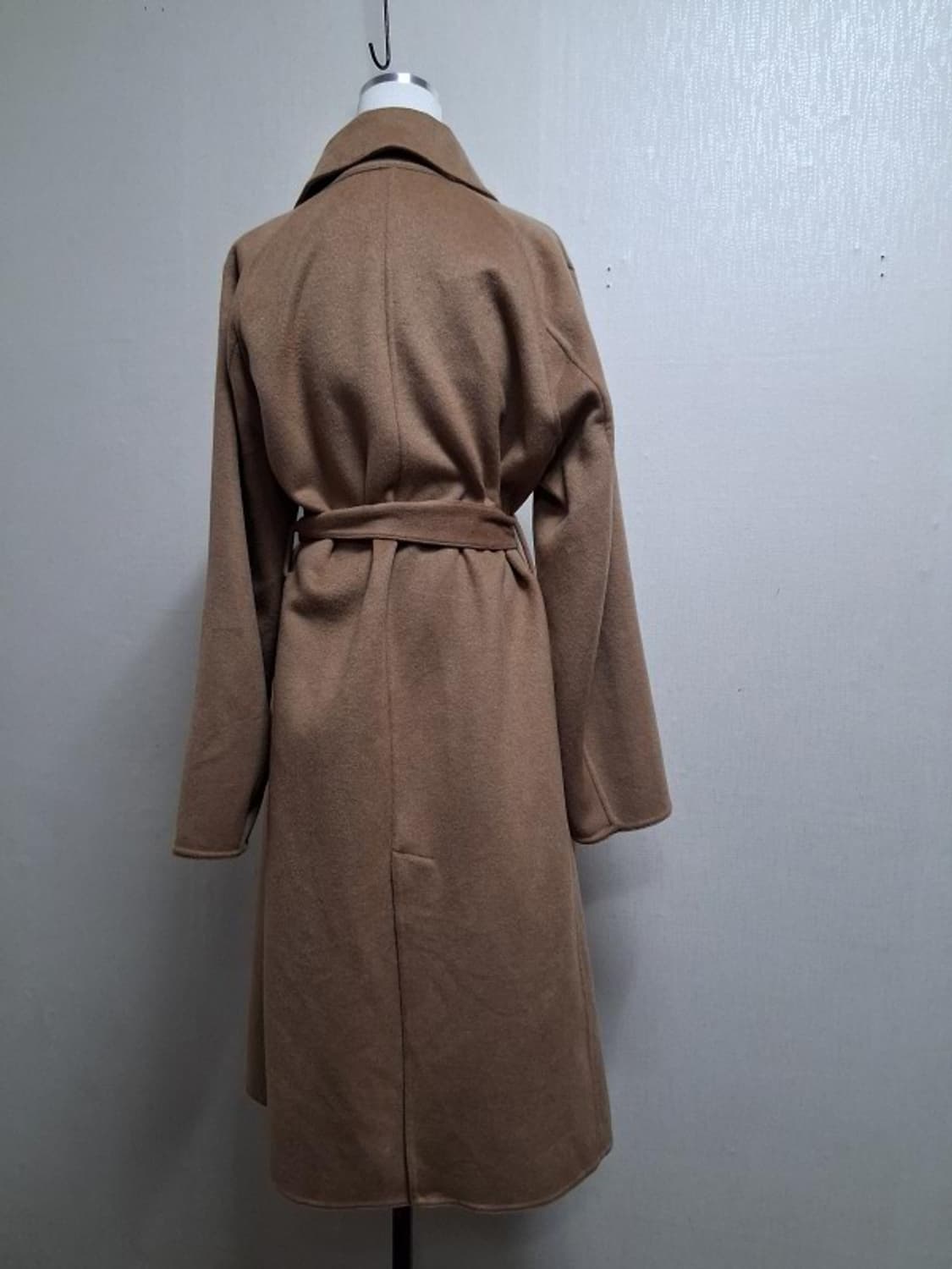 유니클로 소털 카멜 베이지 핸드메이드 울롱코트 7788  상품이미지3