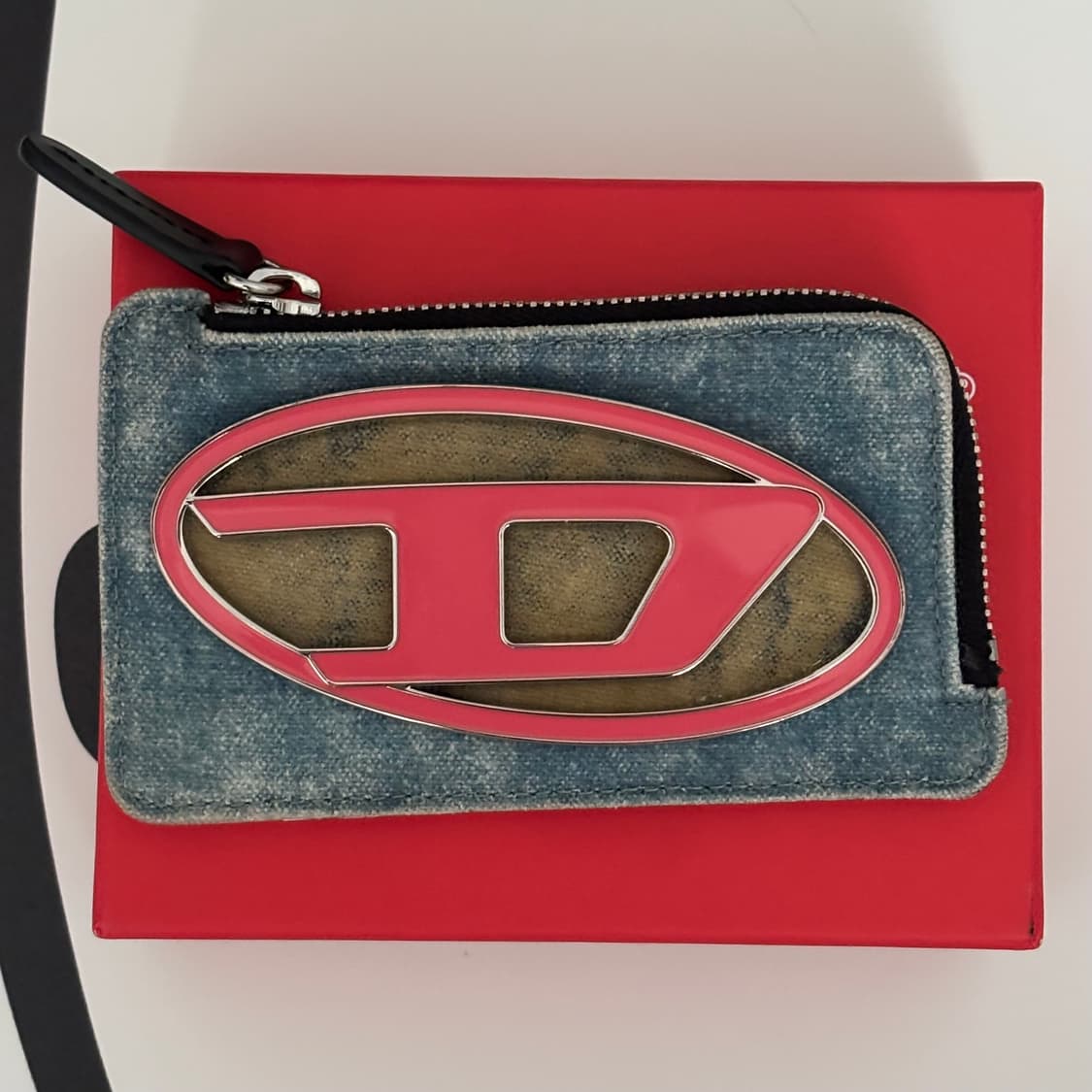 무배) 디젤  diesel 데님 카드 지갑 상품이미지2