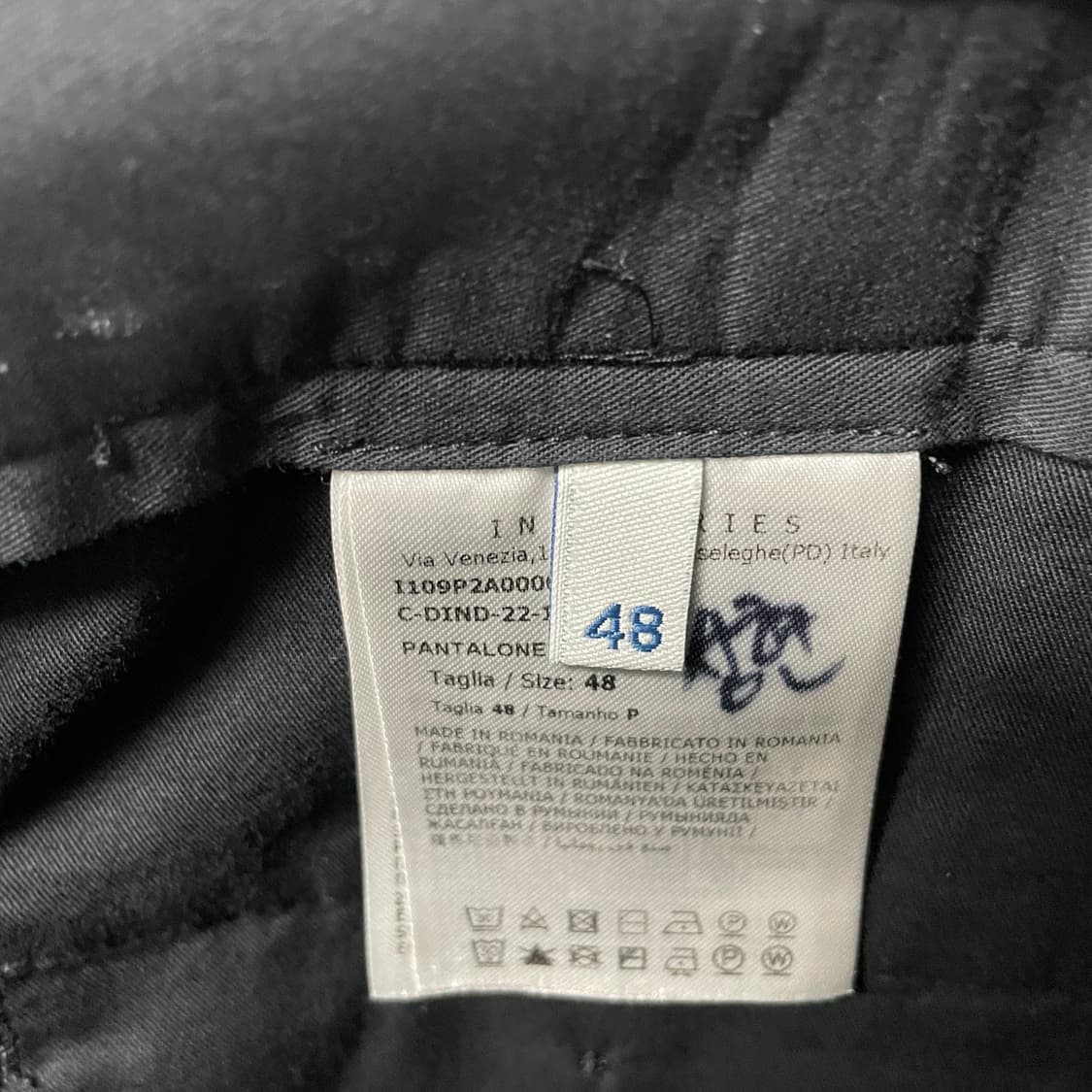 몽클레어 슬랙스 블랙 48 상품이미지6