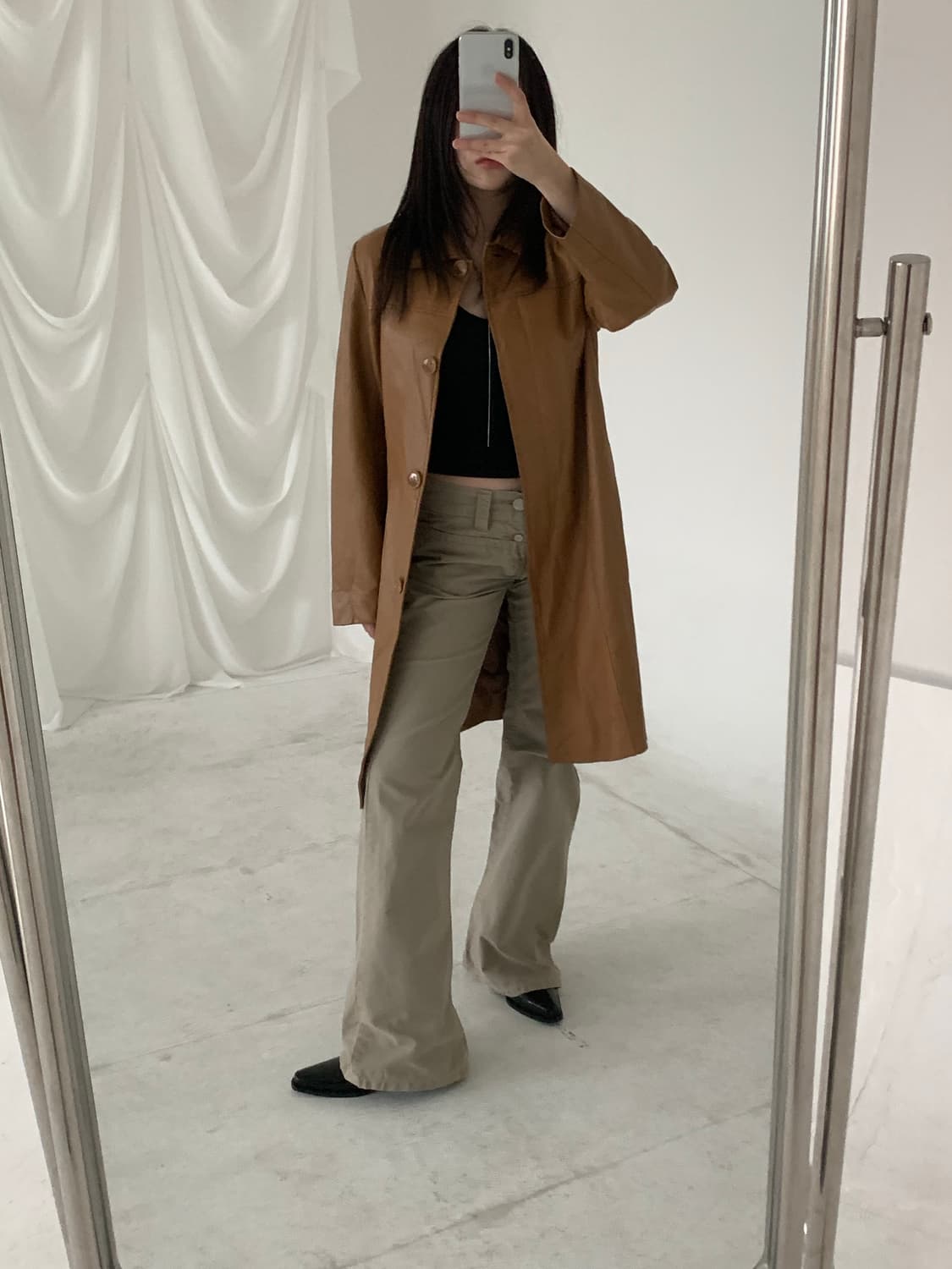 camel leather JK 상품이미지1