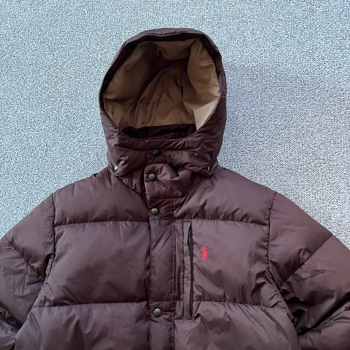 폴로 랄프로렌 퍼플 후드패딩 상품이미지2