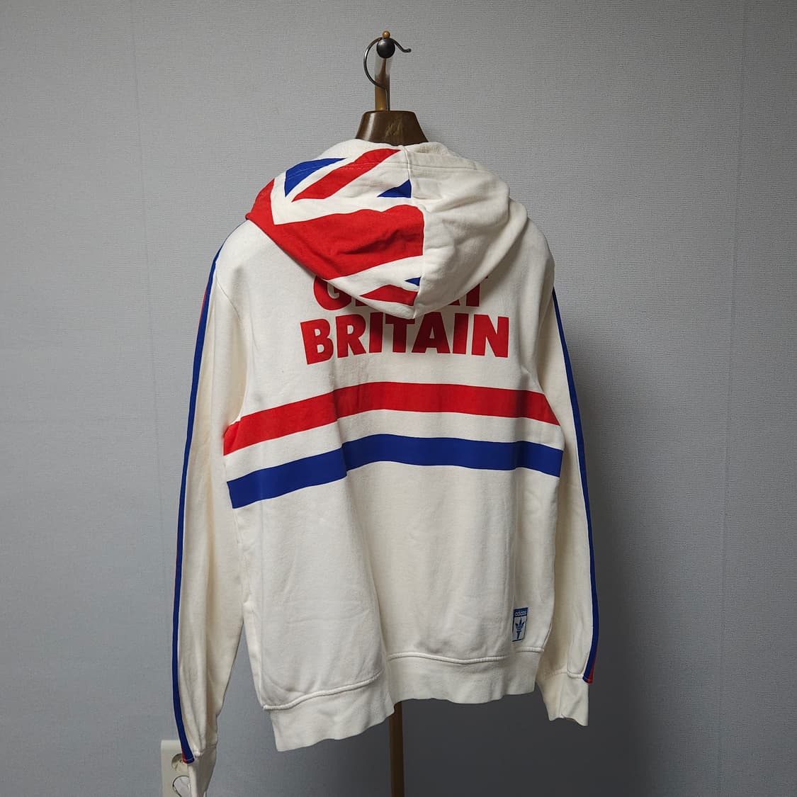 105 ) 아디다스 파이어버드 신영국 코튼 후드 집업 상품이미지3