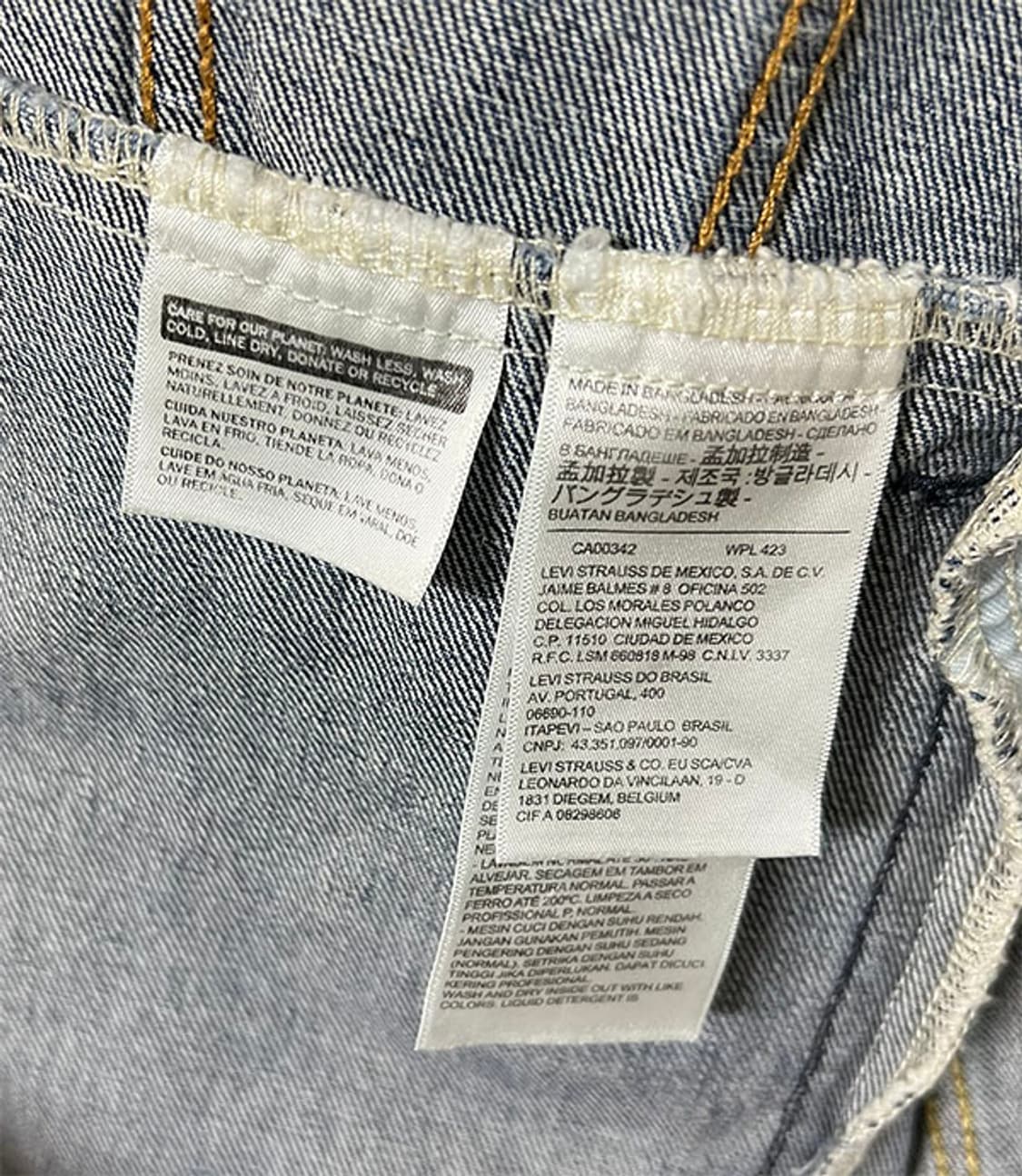 리바이스 72334 남자 데님자켓 트러커 춘추 캐주얼 M 95-100  상품이미지6