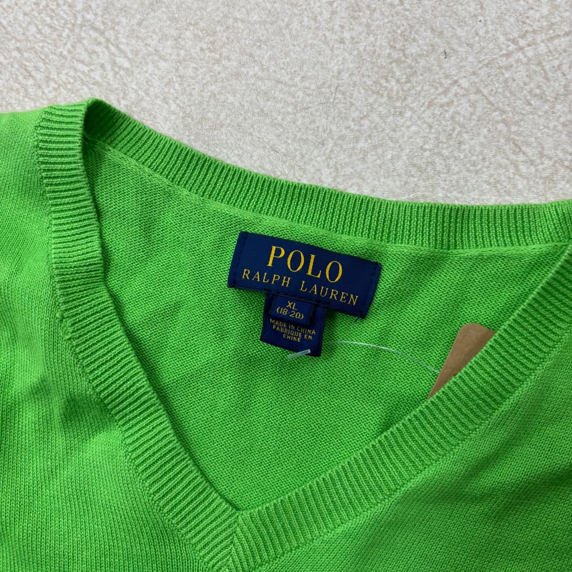 폴로 랄프로렌 그린 포니 브이넥 니트 상품이미지3