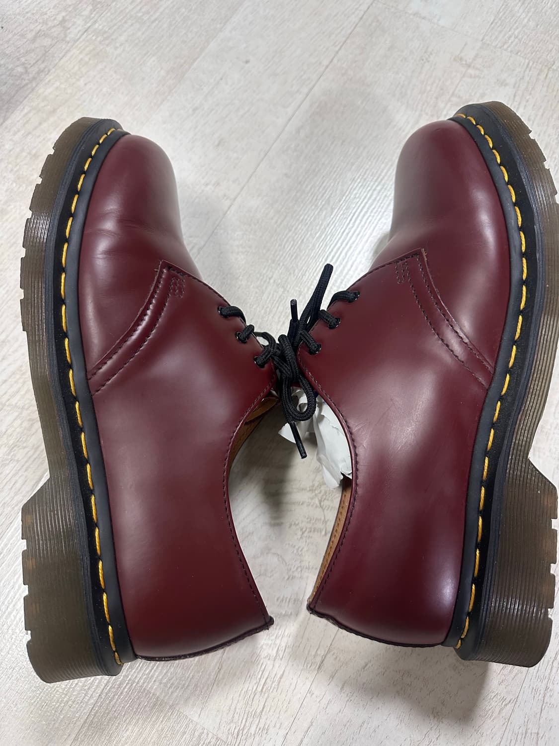 닥터마틴 1461 스무스 체리레드 uk8 1회착 상품이미지5