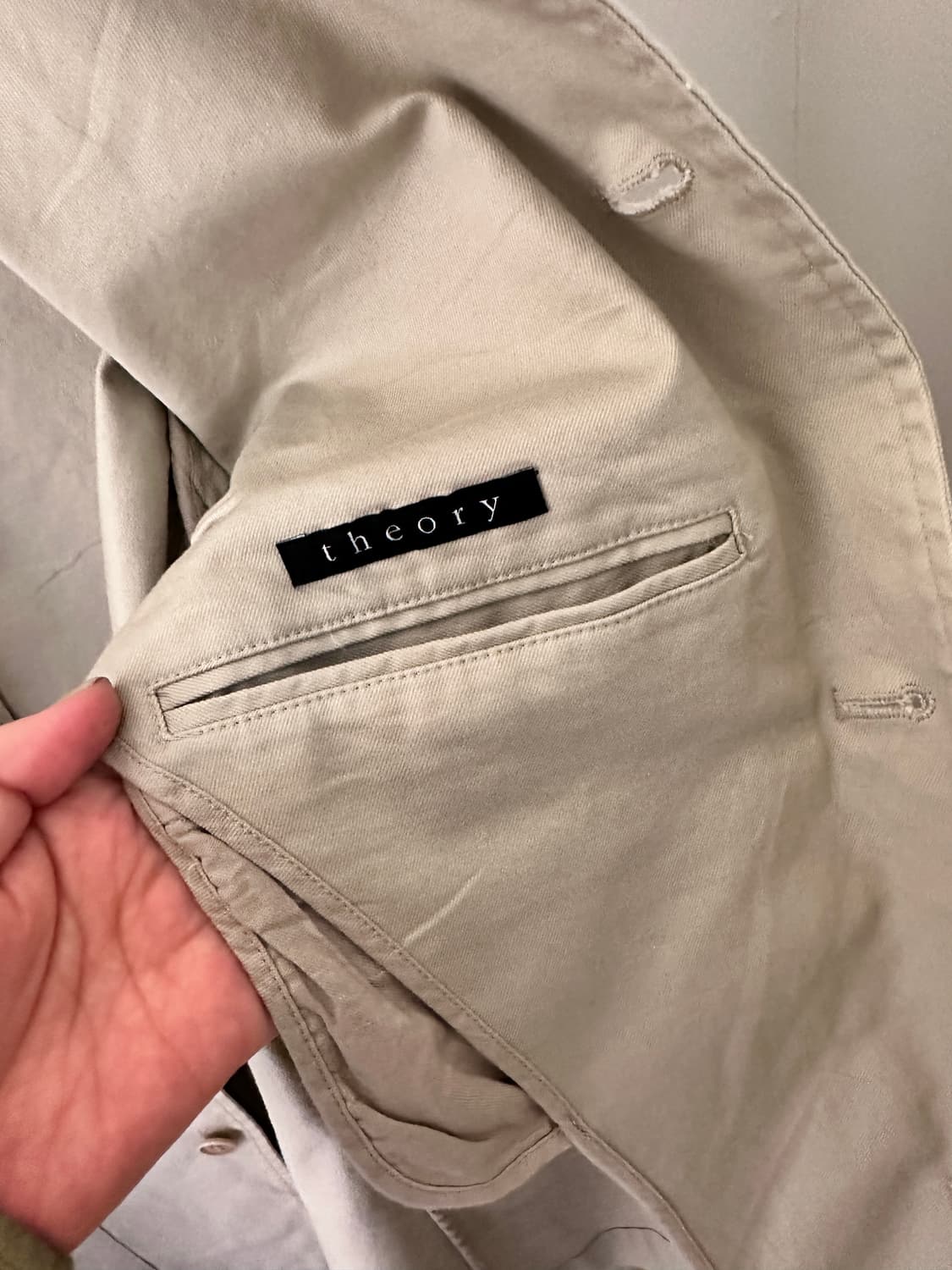 띠어리 코튼 자켓 상품이미지5