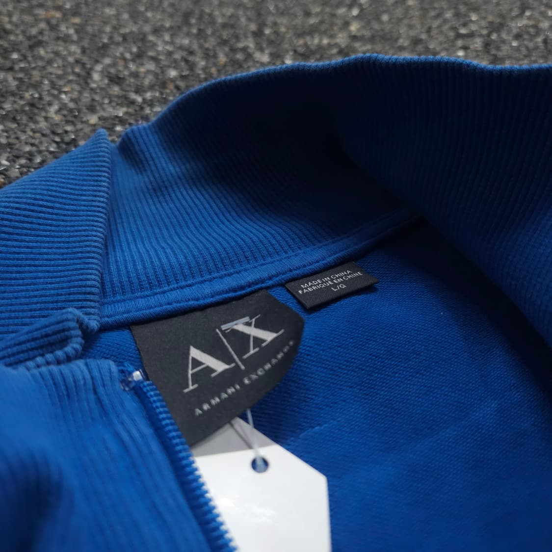 아르마니 익스체인지 아카이브 미니멀 집업 자켓 (L) 상품이미지4