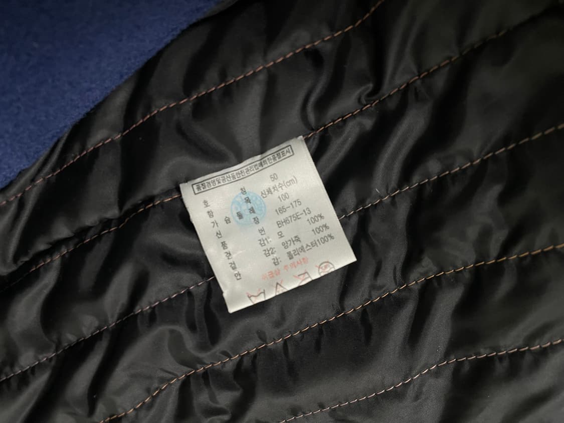 [50] 라코스테 자수로고 레더 바시티 자켓 상품이미지9