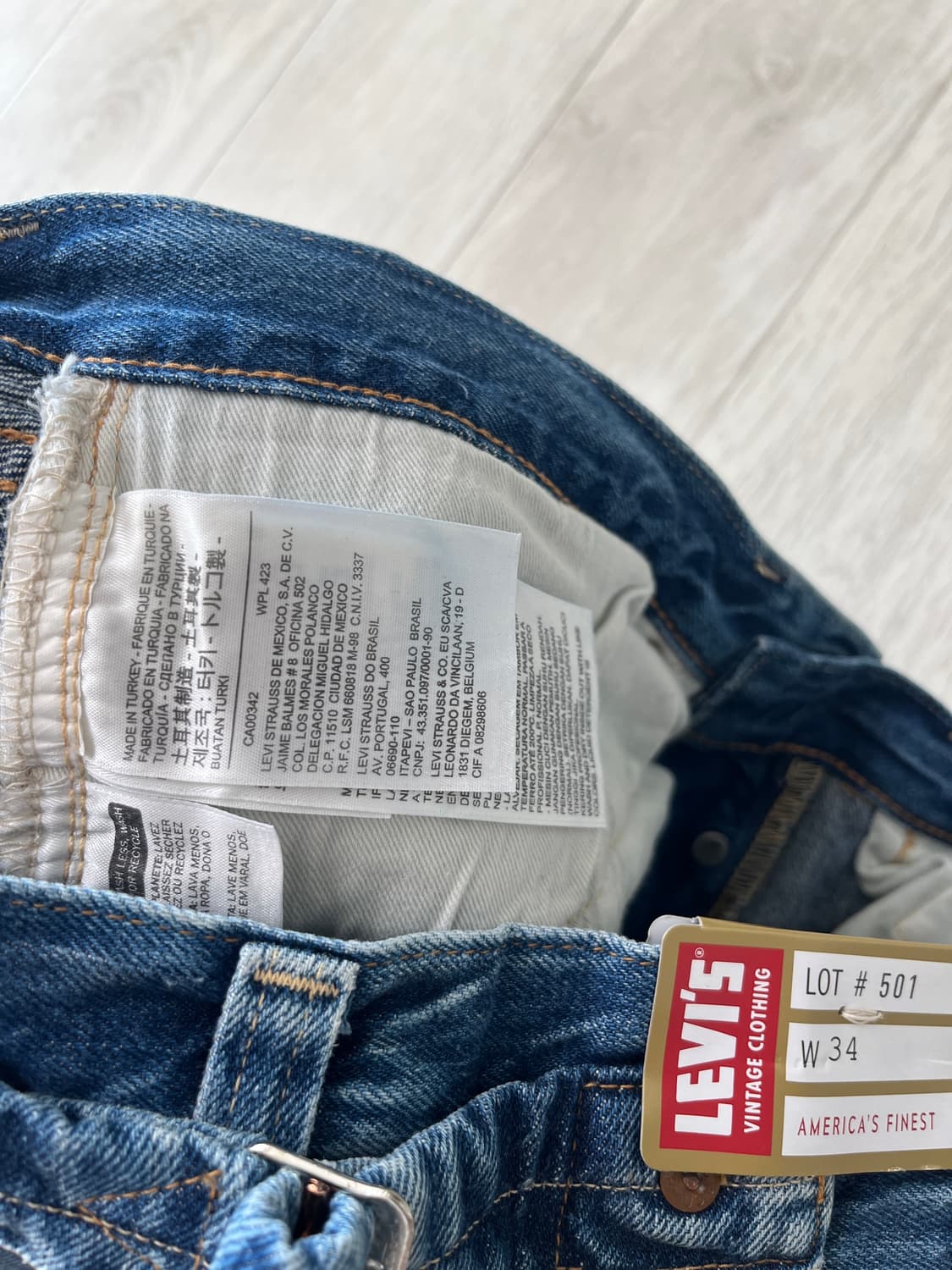 리바이스빈티지클로딩 LVC37501 DAWN PATROL  콘밀 34 상품이미지7