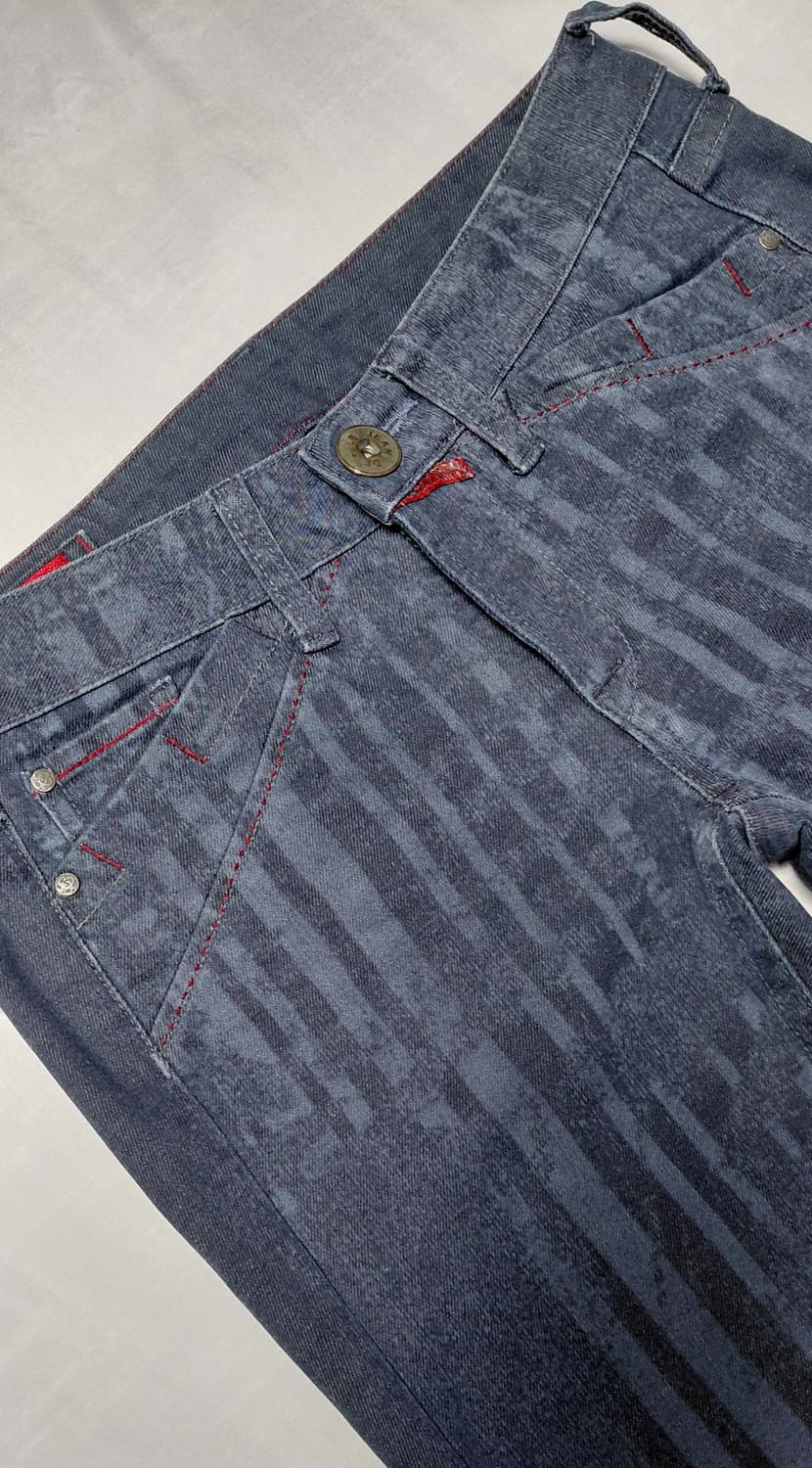 마리떼 프랑소와 저버 빈티지 스트라이프 데님 팬츠 (S) 무료배송 상품이미지2