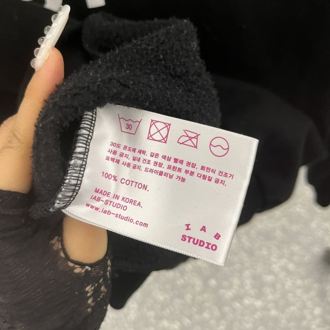 아이앱스튜디오 빈티지 캐주얼 백로고 후드티 115 C10993 상품이미지6