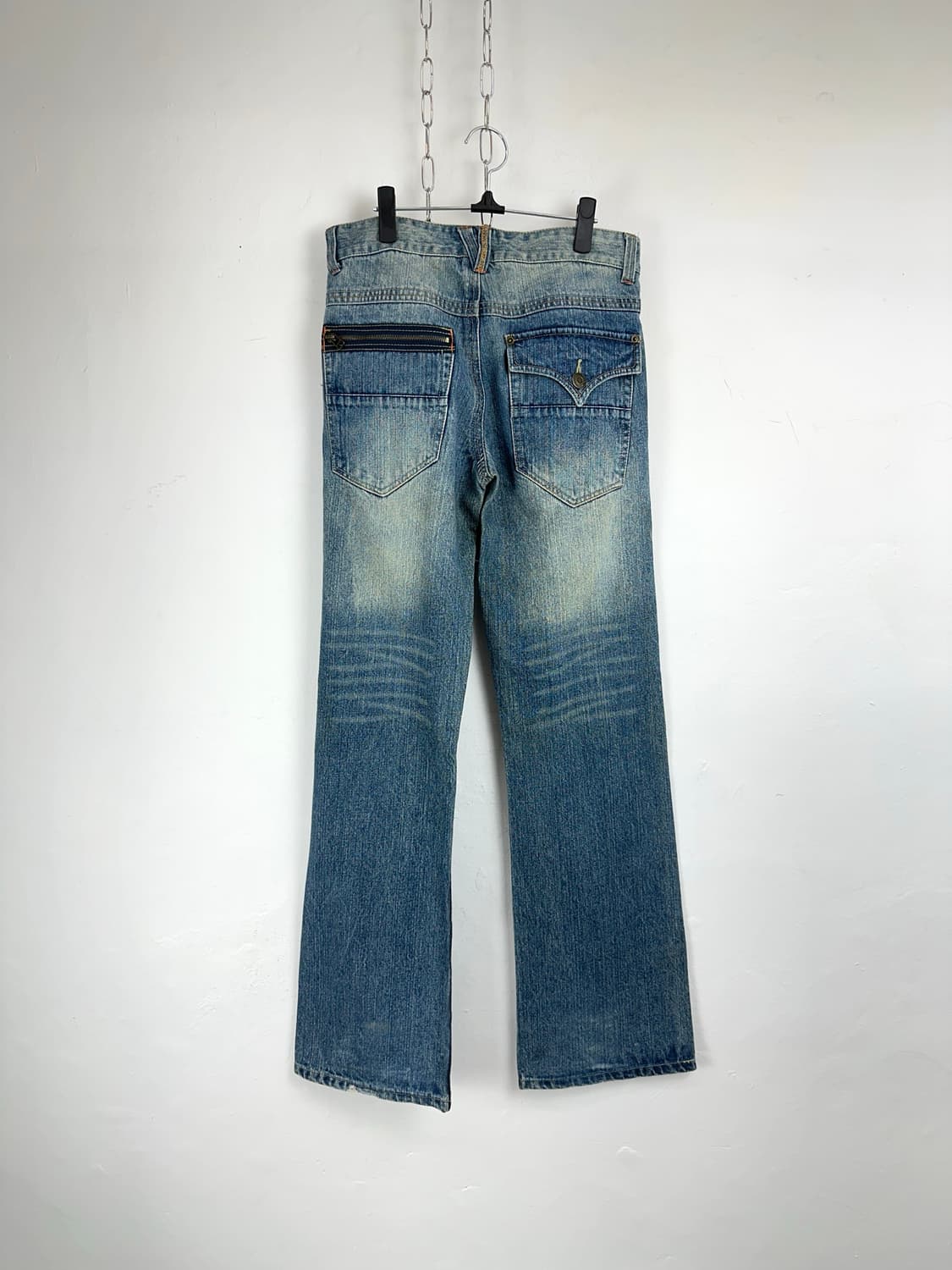 Zip Pocket Flare Denim Pants   상품이미지7