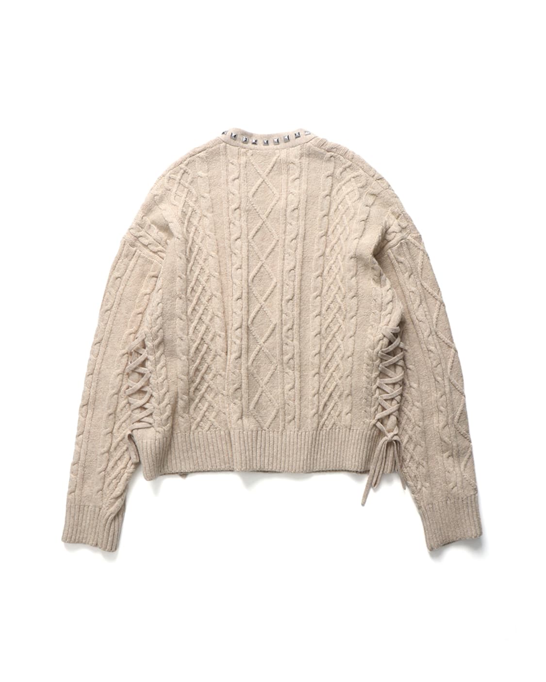 HYSTERIC GLAMOUR Stud Cable Cardigan 상품이미지4