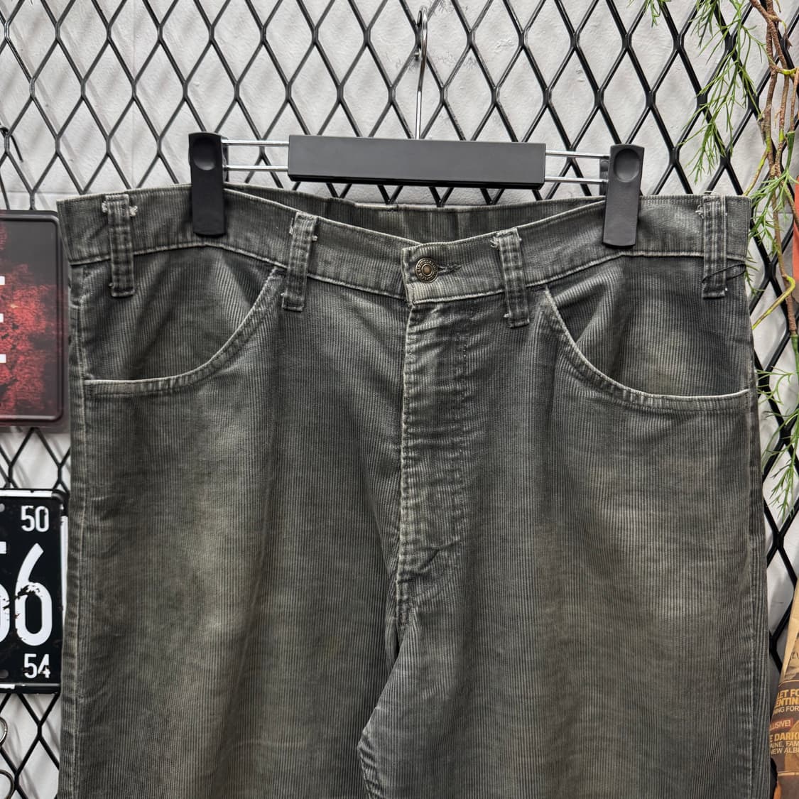 90s 리바이스 코듀로이 팬츠 화이트 탭 포인트 카키 상품이미지3