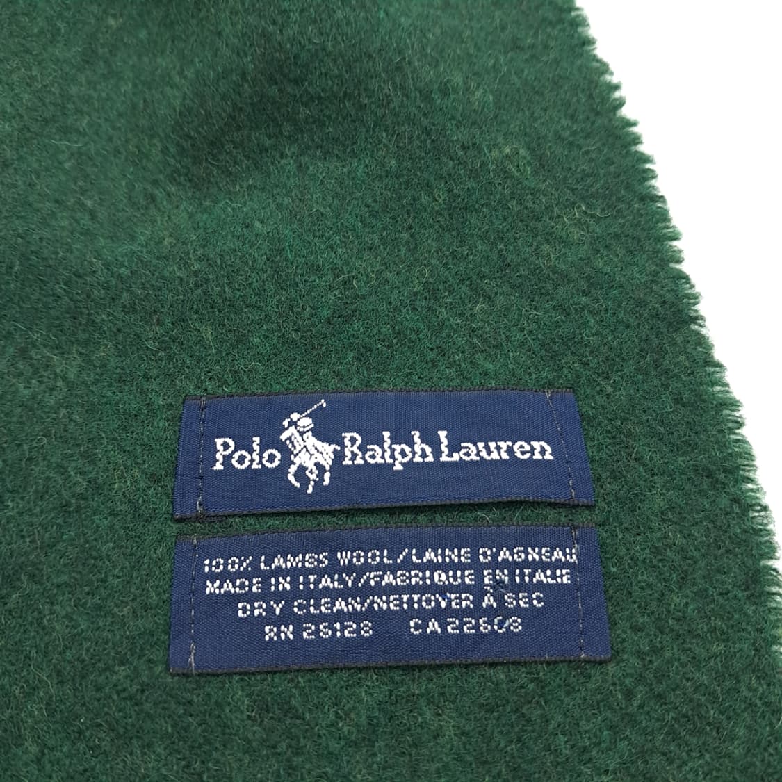 MX272 폴로 랄프로렌 포레스트그린 램스울 목도리 머플러 상품이미지5