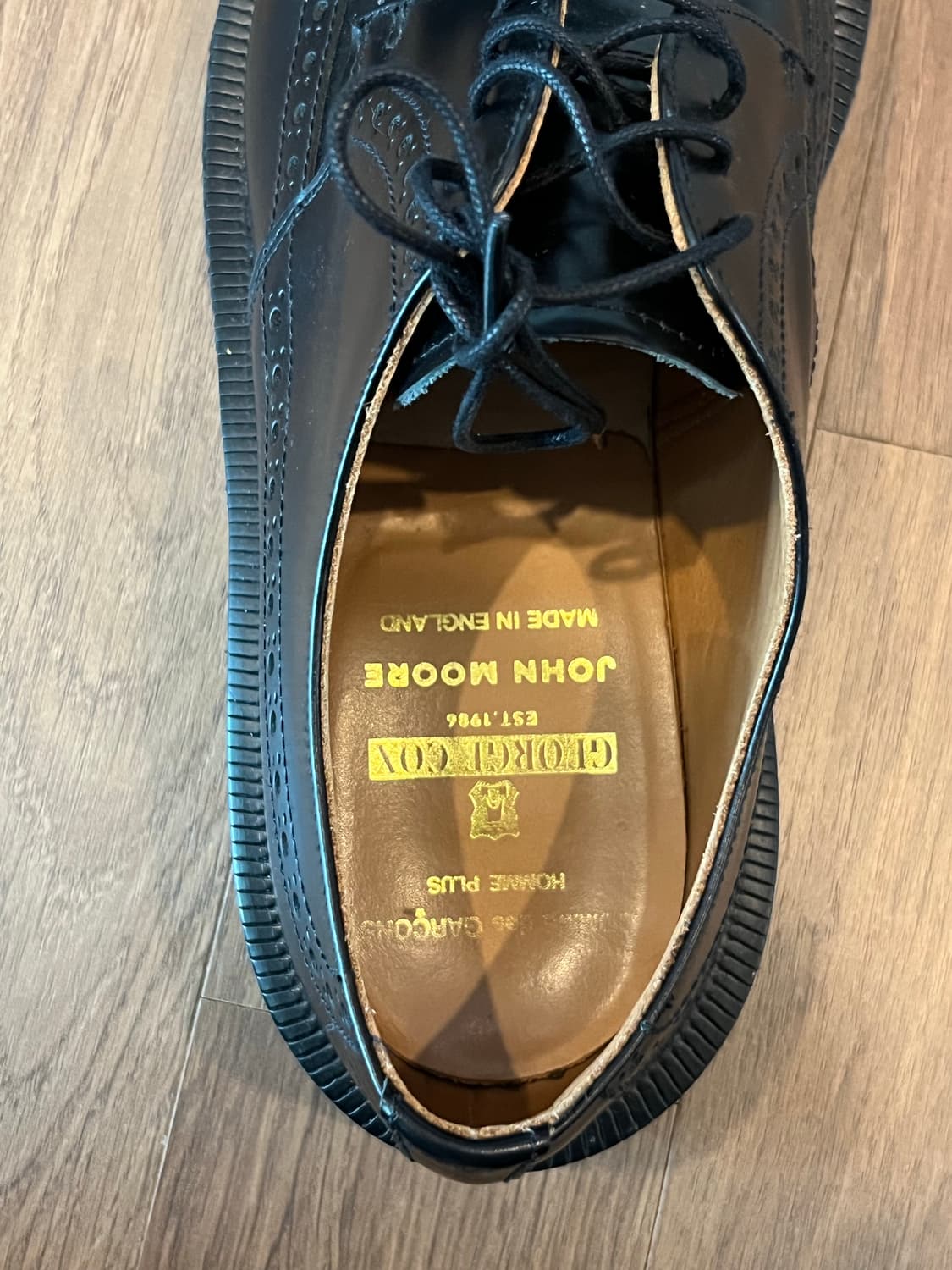 꼼데가르송 조지콕스 윙팁 uk9 상품이미지3