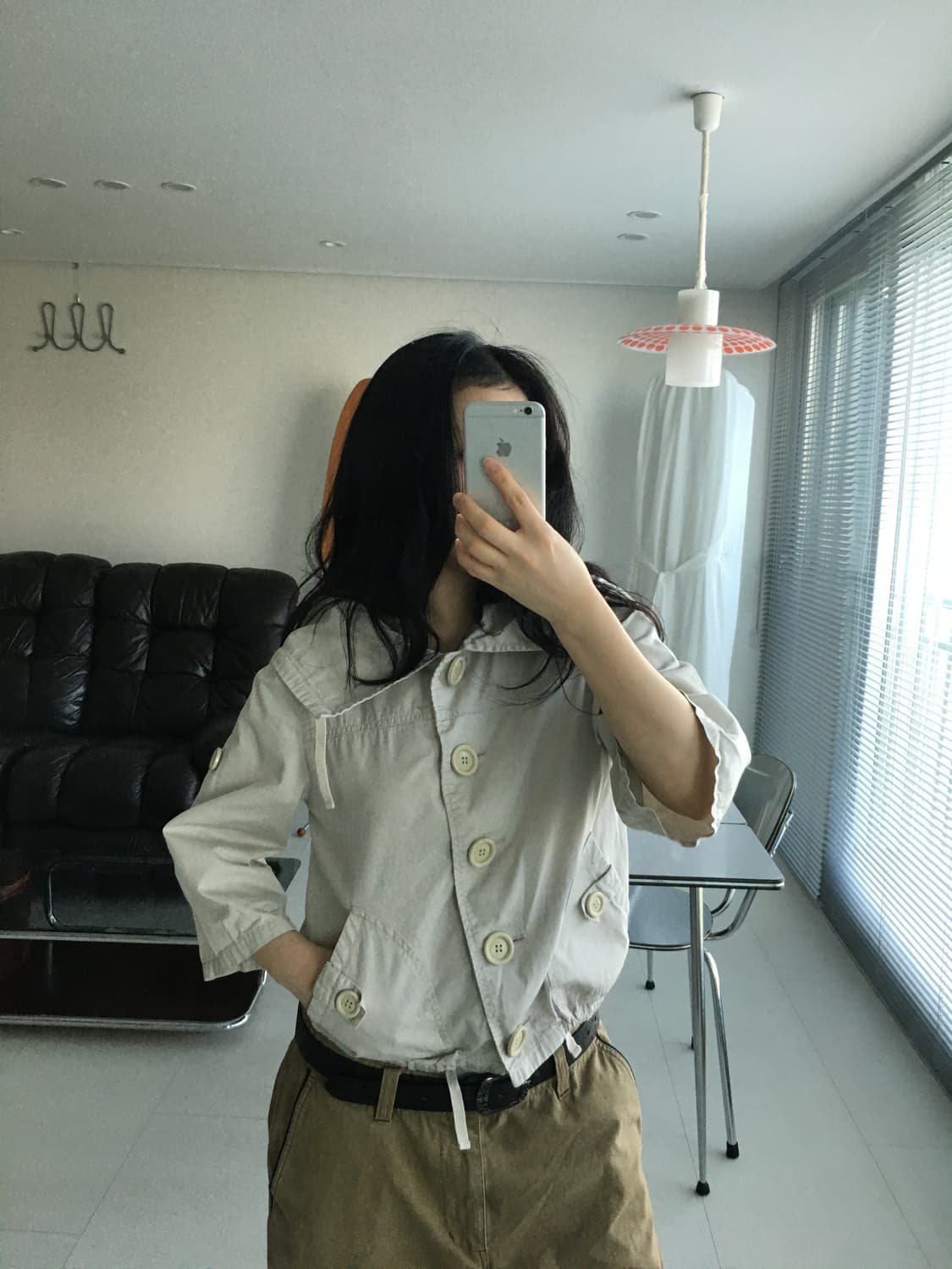 wide collar cotton jacket 상품이미지3