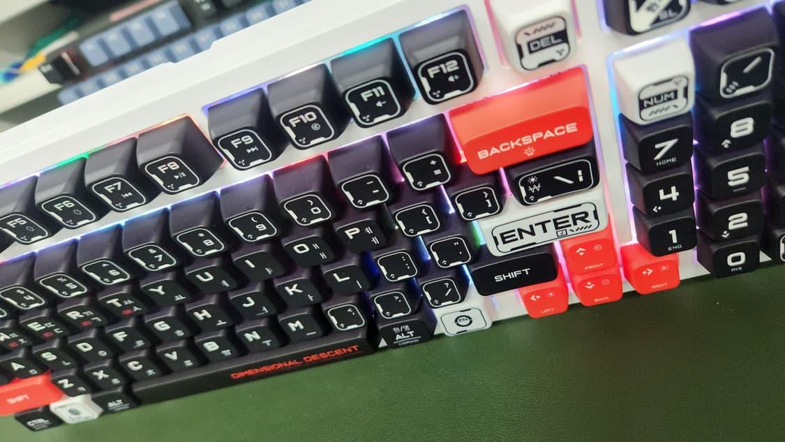 # 몬카 MONKA 97Key 유무선 풀윤활 게이밍 기계식 키보드급처 상품이미지5