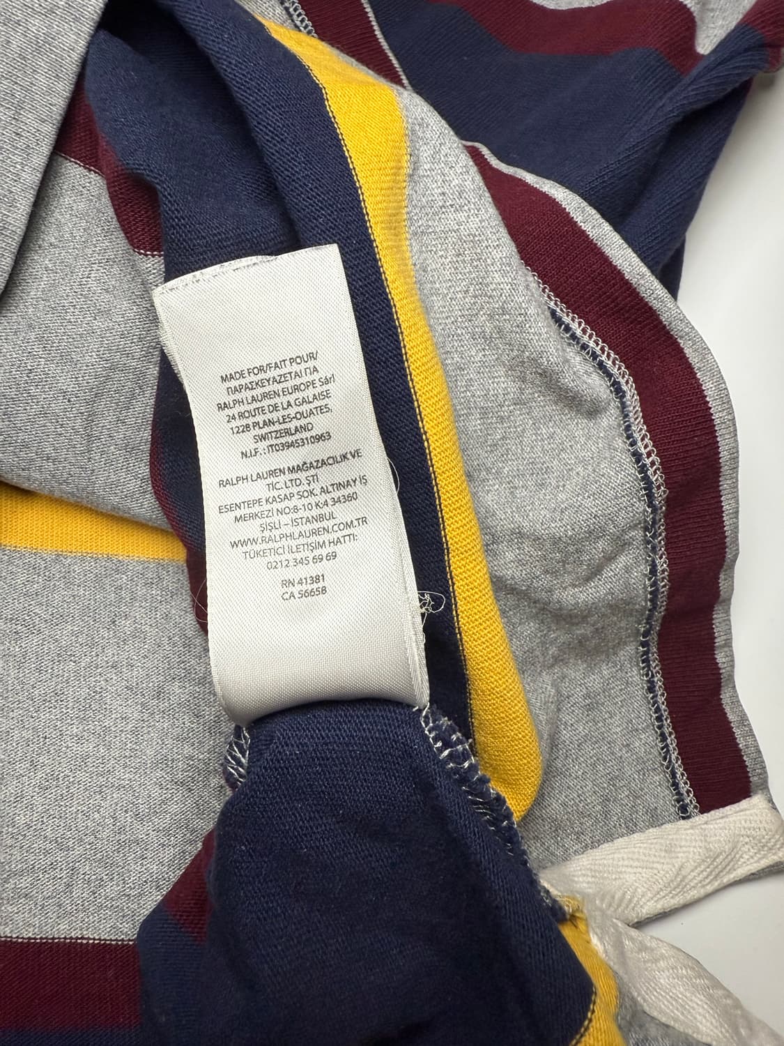 폴로 럭비 스트라이프 카라 티셔츠 상품이미지5