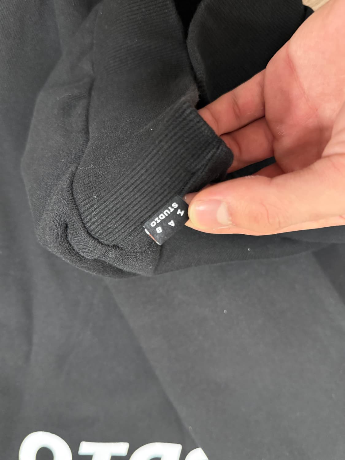 [L] IAB Studio 하프집업 블랙 상품이미지5