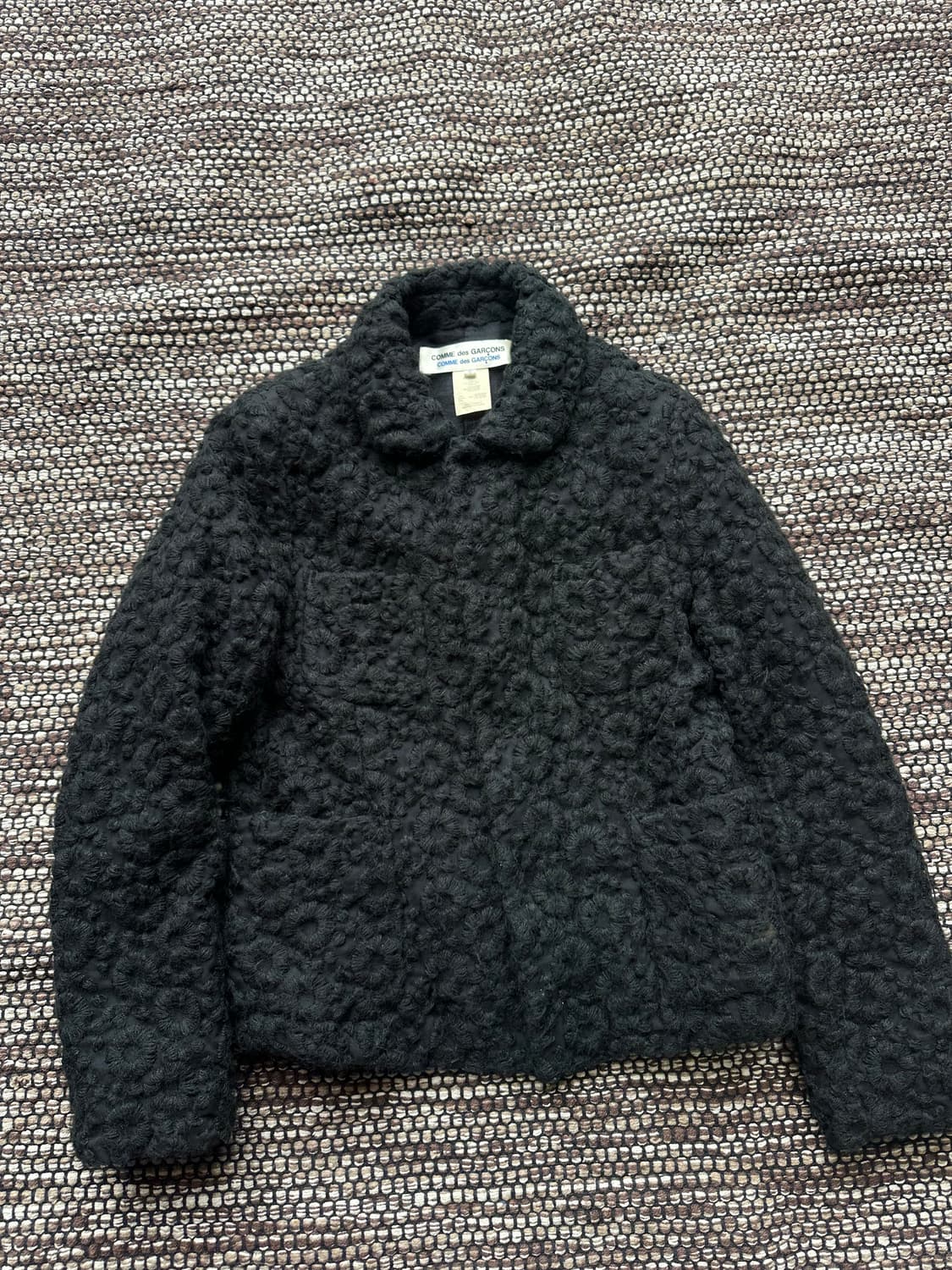 꼼데가르송 꼼데가르송 플로랄 모헤어 가디건 s 상품이미지1