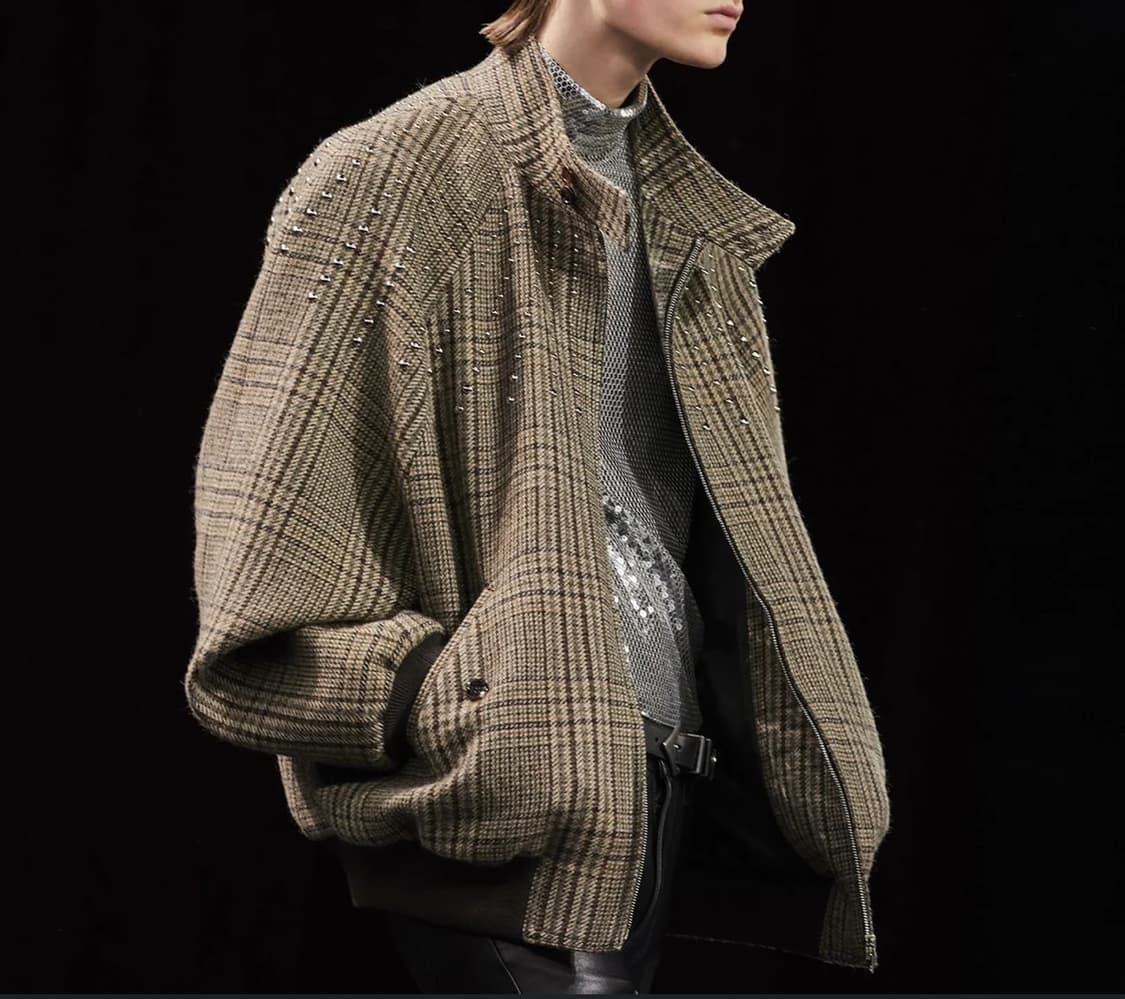 셀린느 AW22 스터드 블루종 상품이미지1