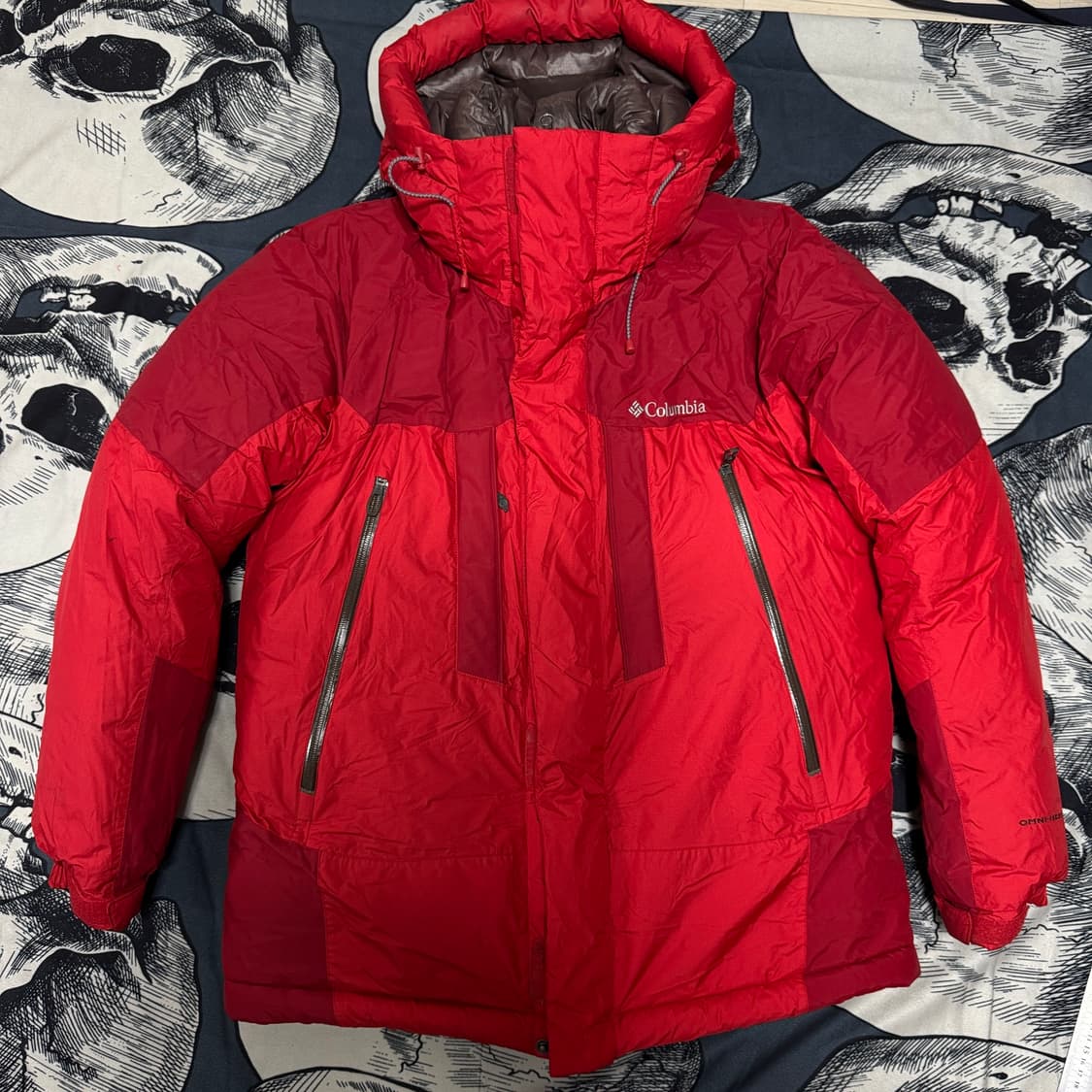 콜롬비아 옴니히트 헝가리구스다운  발열패딩 95 M사이즈 상품이미지5