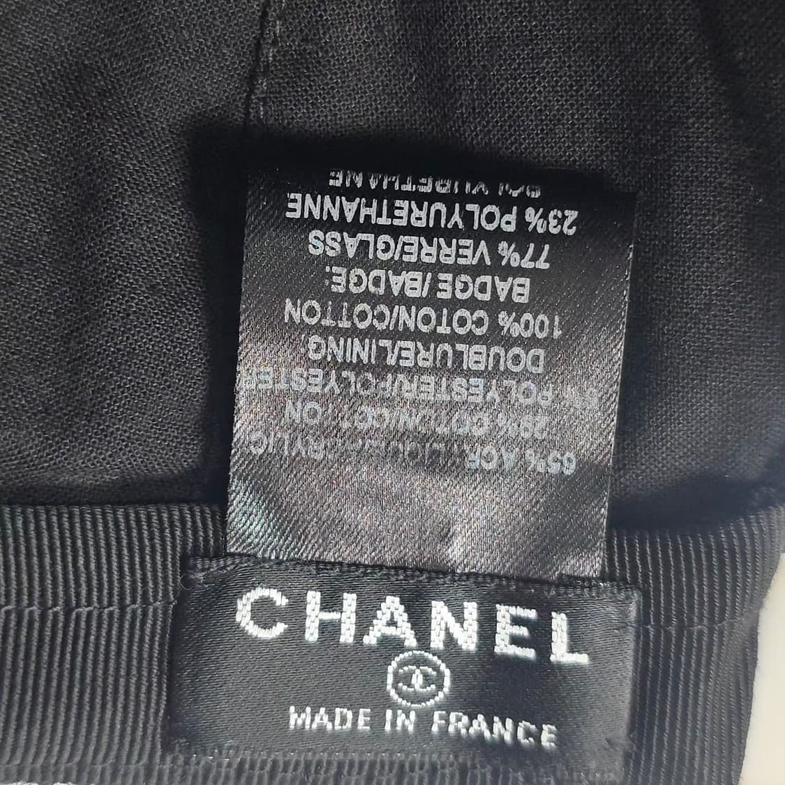 샤넬 블루 멀티 트위드 베이스볼 캡 상품이미지8