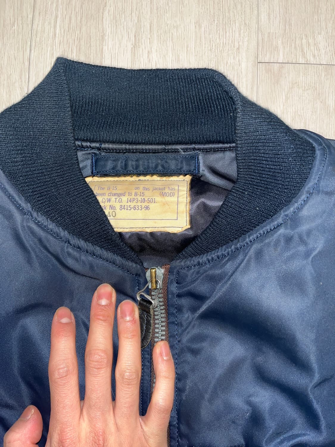 [40]페로우즈 b-15 플라이트 자켓 ma-1 상품이미지3