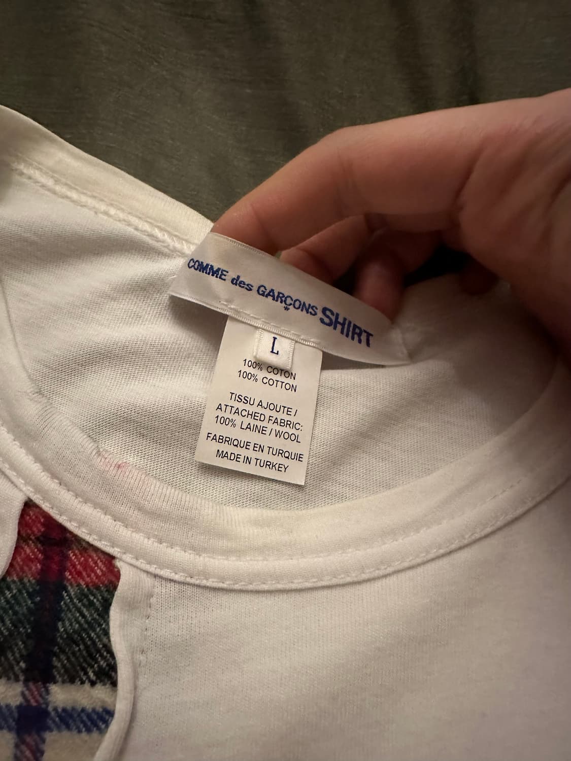 L) Comme des garcons shirt open cut T 상품이미지4